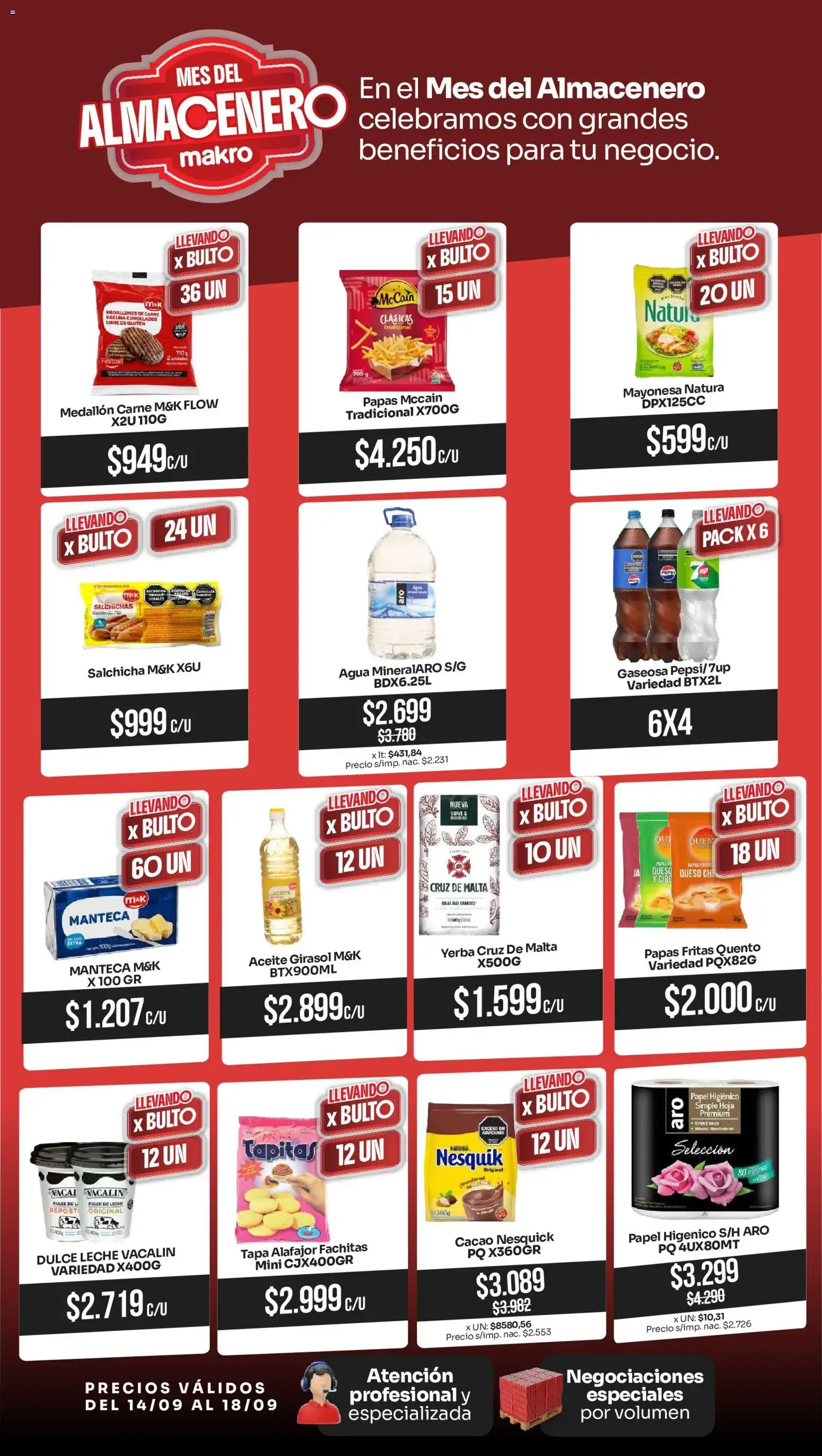 Ofertas de Makro Mes del almacenero del 14/09/2026 - 18/09/2026 14 de septiembre al 18 de septiembre 2026 - Página 2 del catálogo