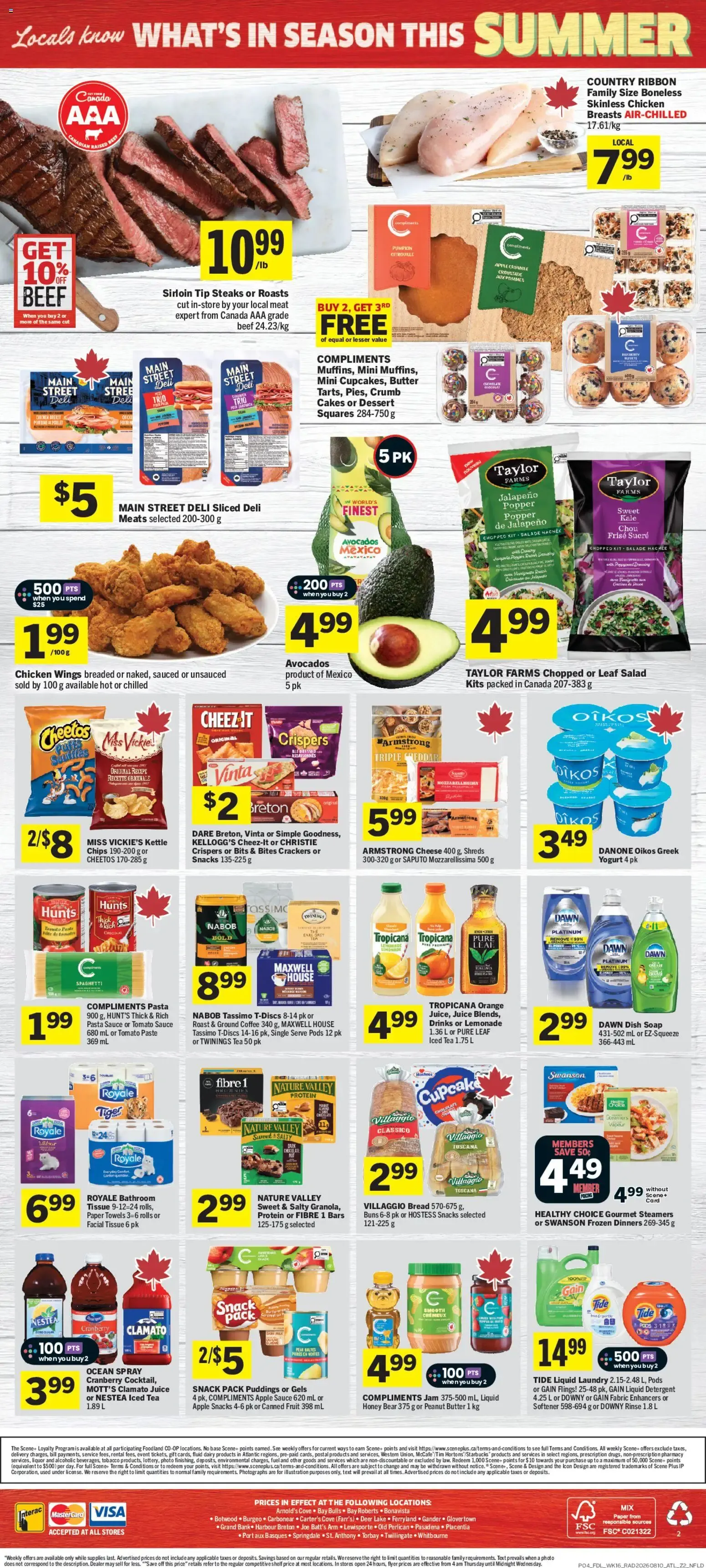 Foodland weekly flyer / circulaire from Aug 13, 2026 > weekly specials & deals from August 13 to August 19 2026 - flyer page 2