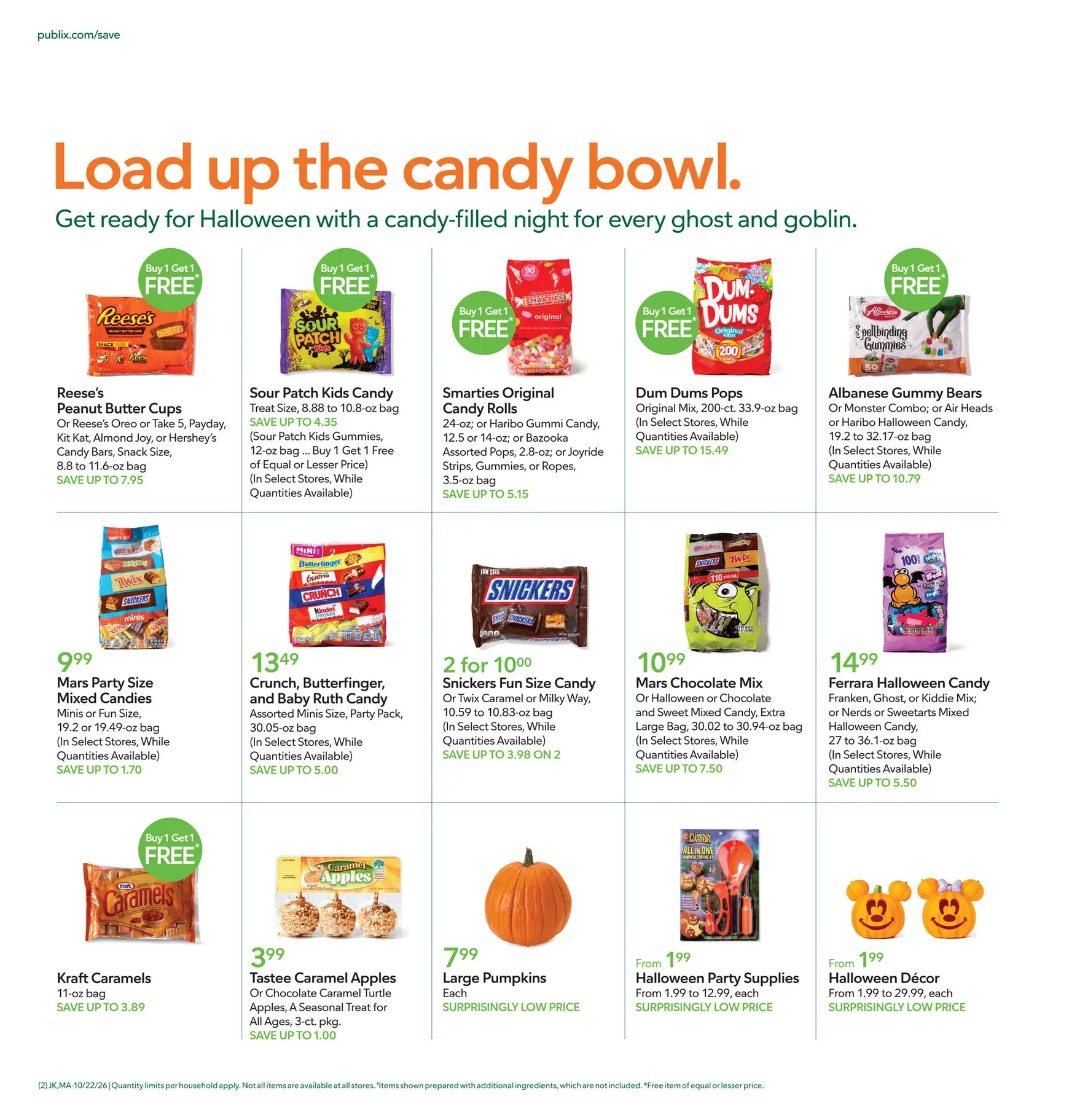 Weekly promotion Future Publix flyer valid from Thursday 10/22/2026 to Wednesday 10/28/2026 spanning from October 22 to October 28 2026 - Page 2 for Catalogue 365