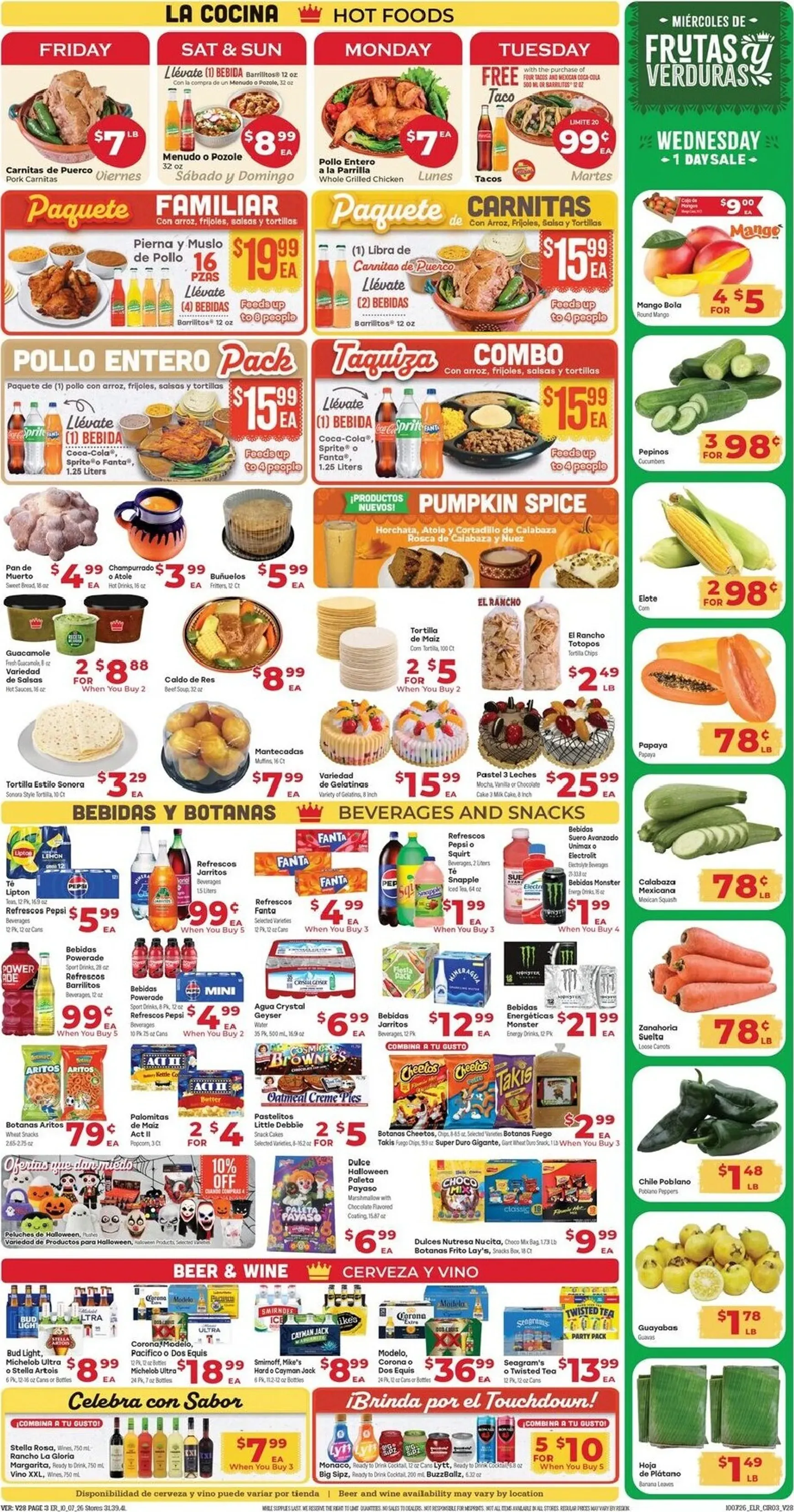 Weekly ad SUPERMERCADO EL RANCHO from October 7 to October 13 2026 - Page 3