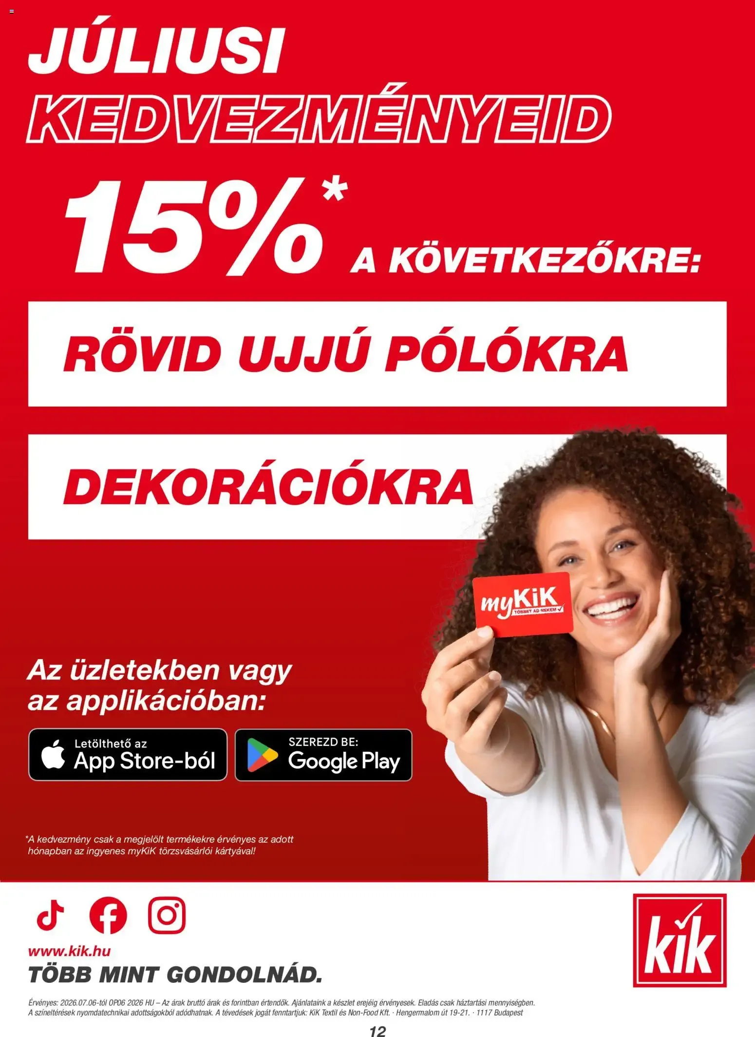 Katalógus A KIS RAJONGÓK NAGYRA NŐNEK. július 6.-tól július 26.-ig 2026. - Oldal 12