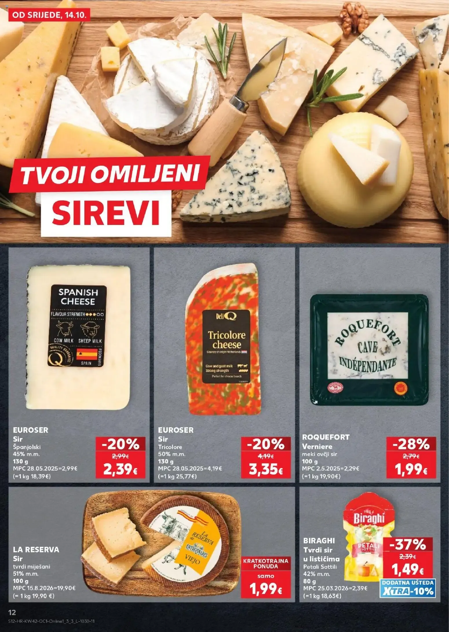 Katalog Kaufland Katalog novi od 14.10.2026 na listanje > letak digitalni od 14. listopada do 20. listopada 2026. - Pregled Stranica 12