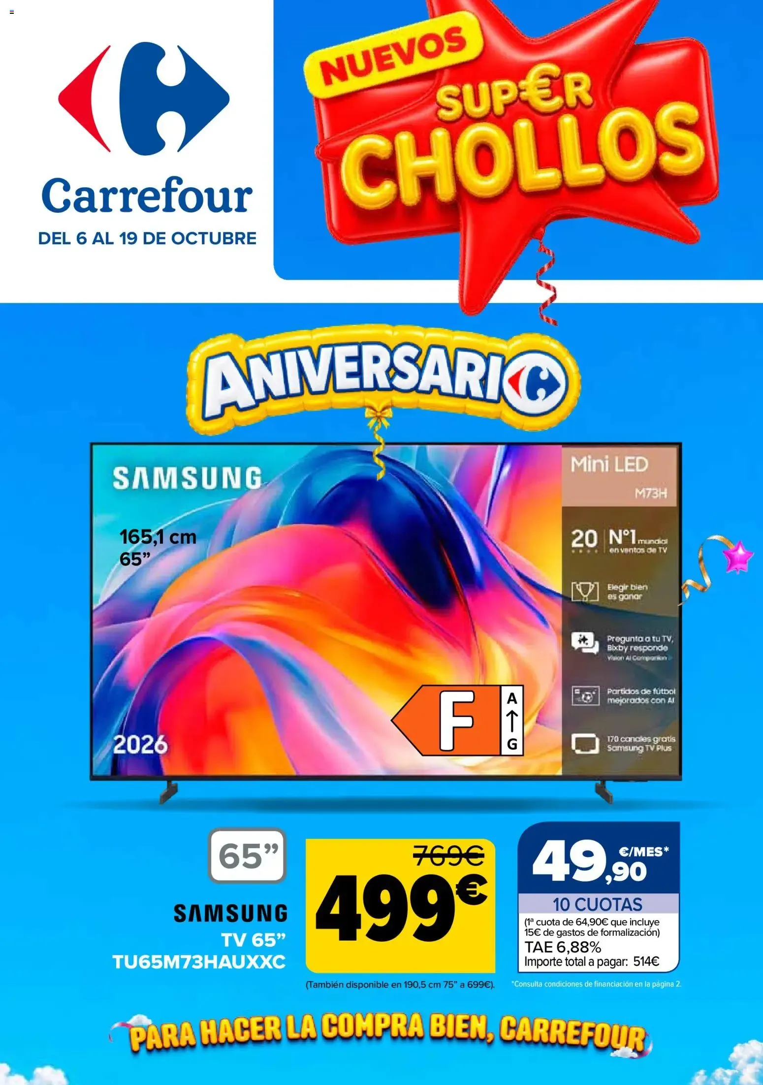 Catálogo de Carrefour Super chollos del 06/10/2026 | Catálogo 6 de octubre al 19 de octubre 2026 - Página 1