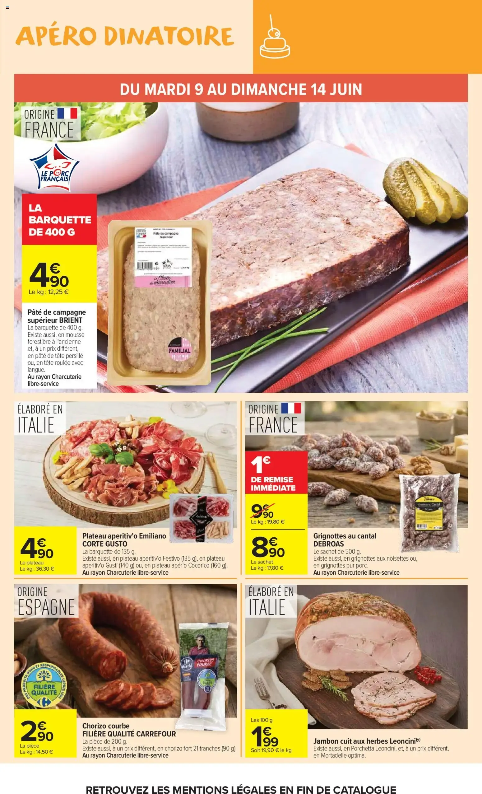 Carrefour Market Le mois des supporters à partir du 09/06/2026 - promo en ligne du 9 juin au 21 juin 2026 - Catalogue page 19