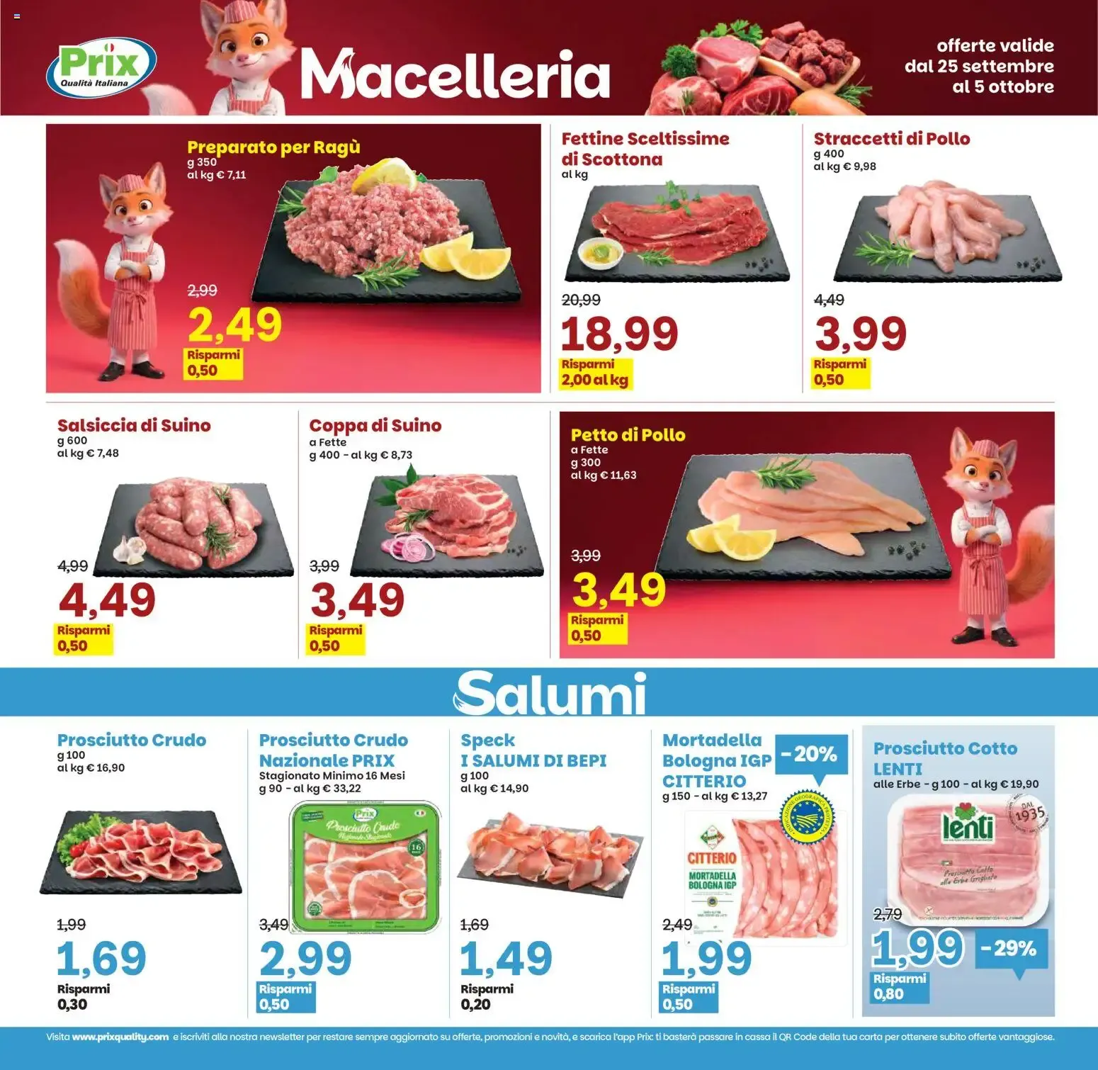 Nuovo Prix volantino dal 25/09/2026 > offerte anteprima 🛍️ da 25 settembre a 5 ottobre di 2026 - Pagina del volantino 9