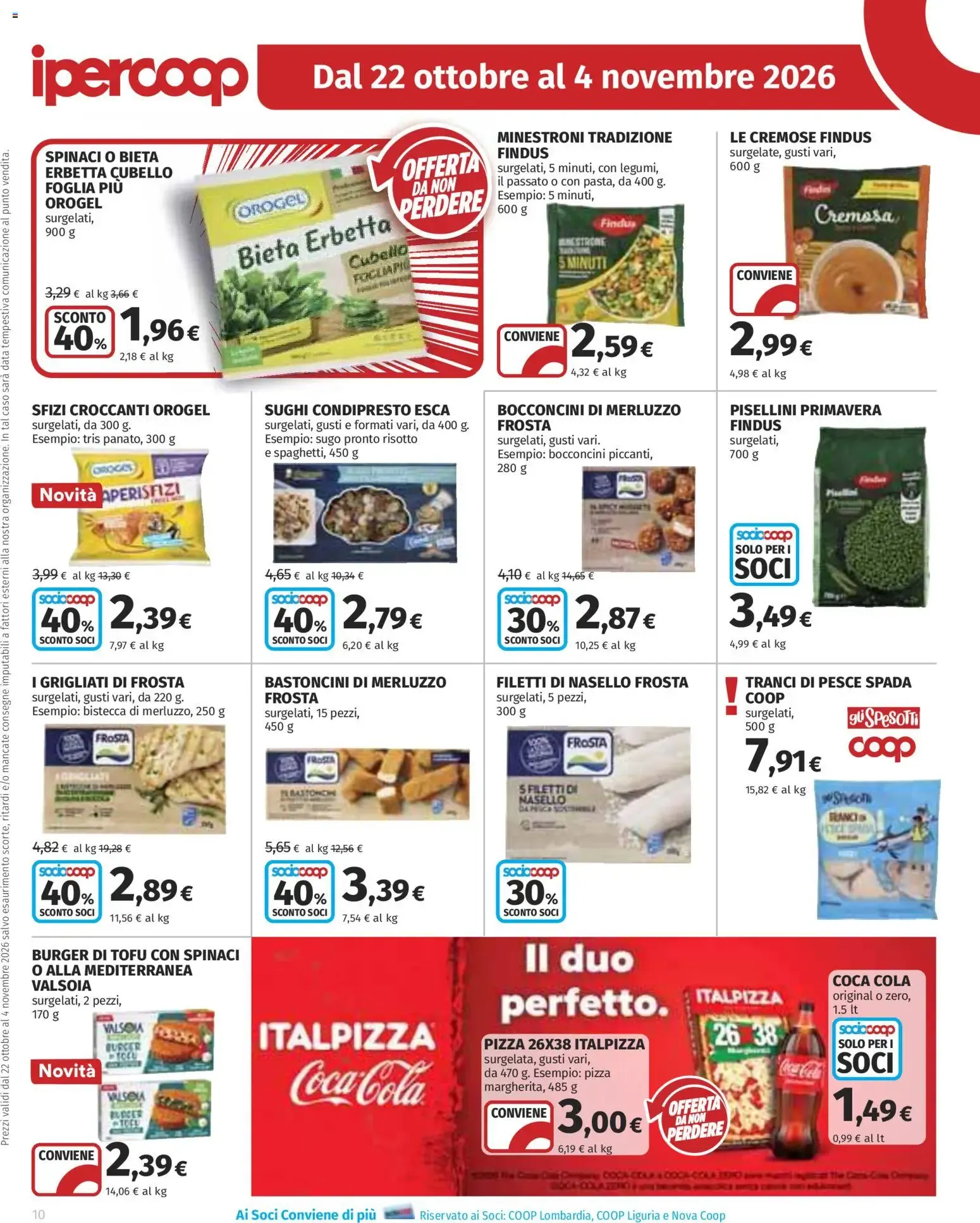 Anteprima volantino Ipercoop dal 22/10/2026 - nuovo offerte da 22 ottobre a 4 novembre di 2026 - Pagina del volantino 10