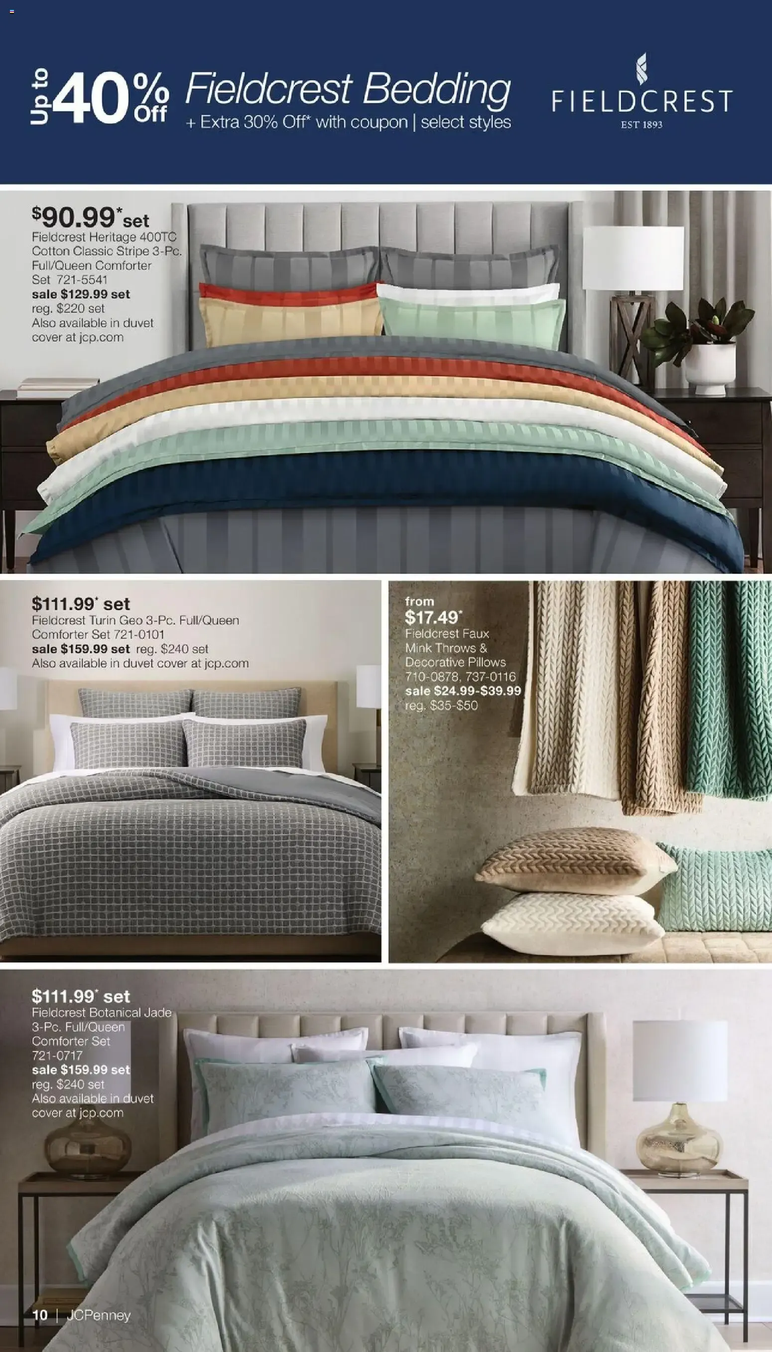 Weekly promotion JCPenney Labor Day Home Sale spanning from August 17 to September 13 2026 - Page 9 for Catalogue 365