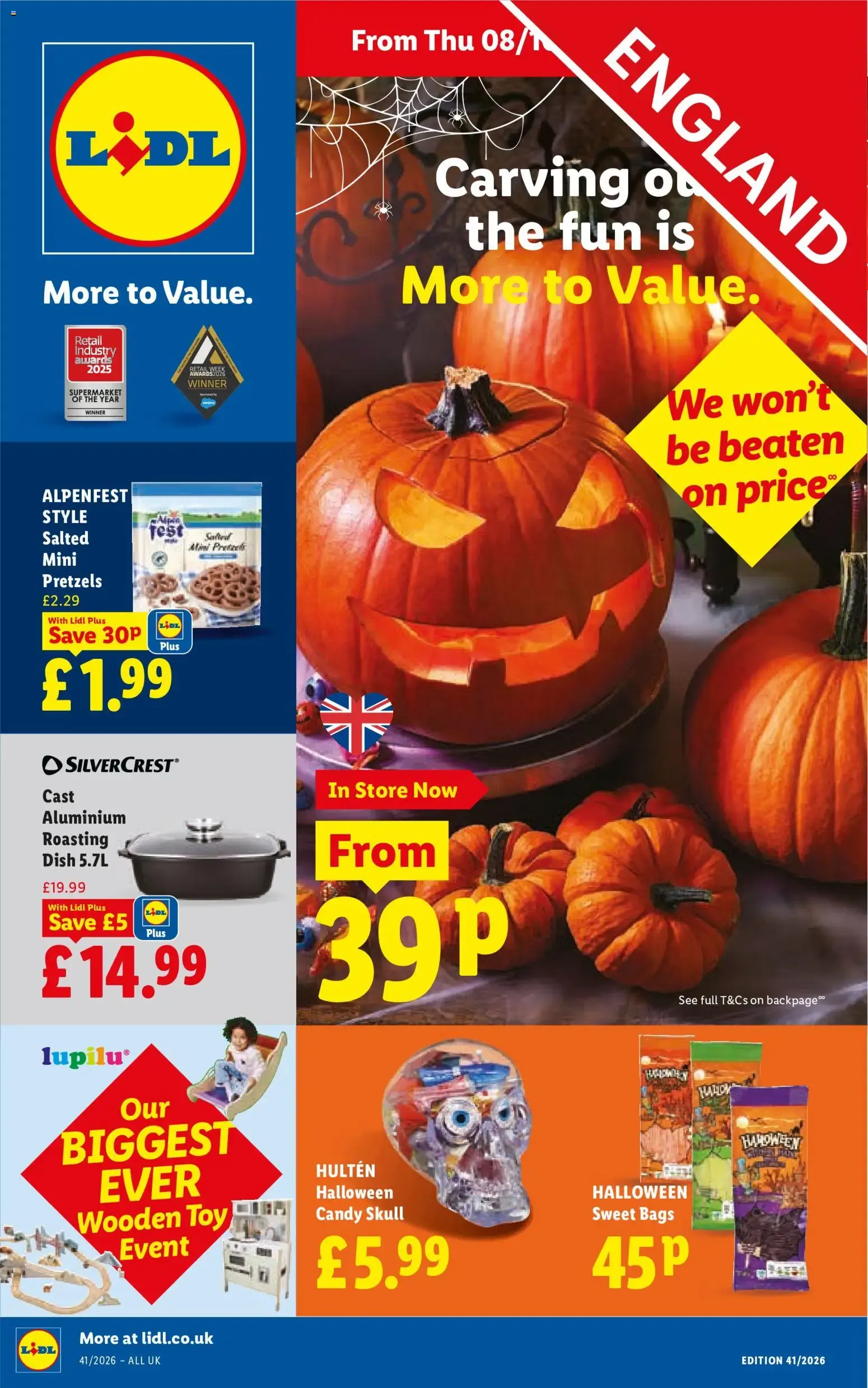 Weekly offers Lidl England (08/10/2026 - 14/10/2026) - Offers Online from 8 October to 14 October 2026 - Catalogue Page 1