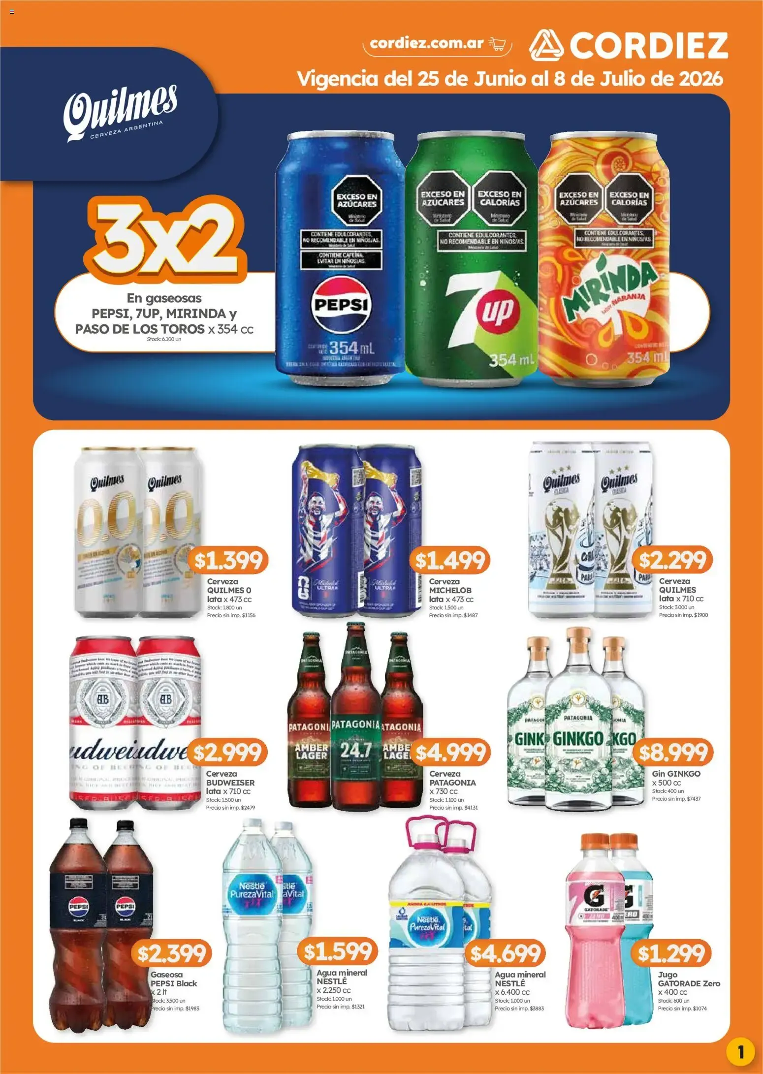 Ofertas de Cordiez ofertas || del 25/06/2026 - 08/07/2026 || Catálogo 25 de junio al 8 de julio 2026 - Página 1 del catálogo