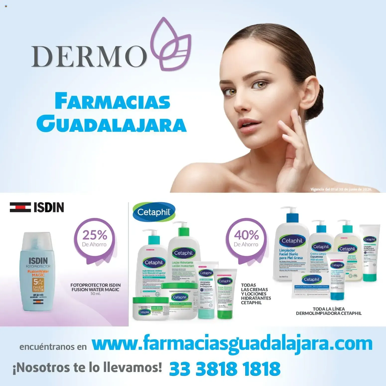Catálogo de Farmacia Guadalajara catálogo Dermo (01/06/2026 - 30/06/2026) - catálogo en línea 1 de junio al 30 de junio 2026 - Pagina 1