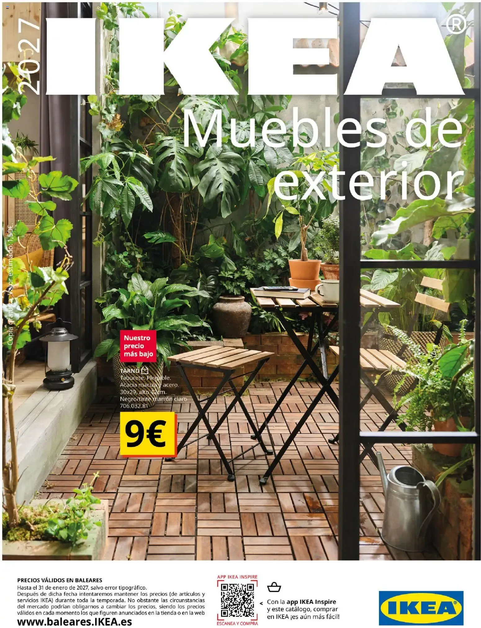 Catálogo de IKEA - Muebles de exterior del 01/09/2026 1 de septiembre al 31 de enero 2027 - Página 1