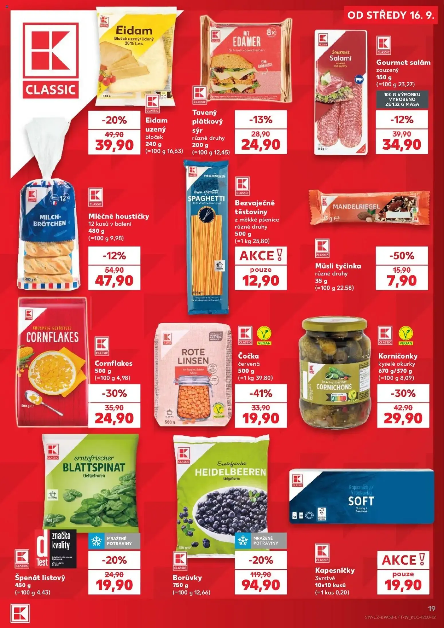 Kaufland Leták: XTRA 2x více bodů za středeční nákup - 16. září 22. září 2026 - Page 19