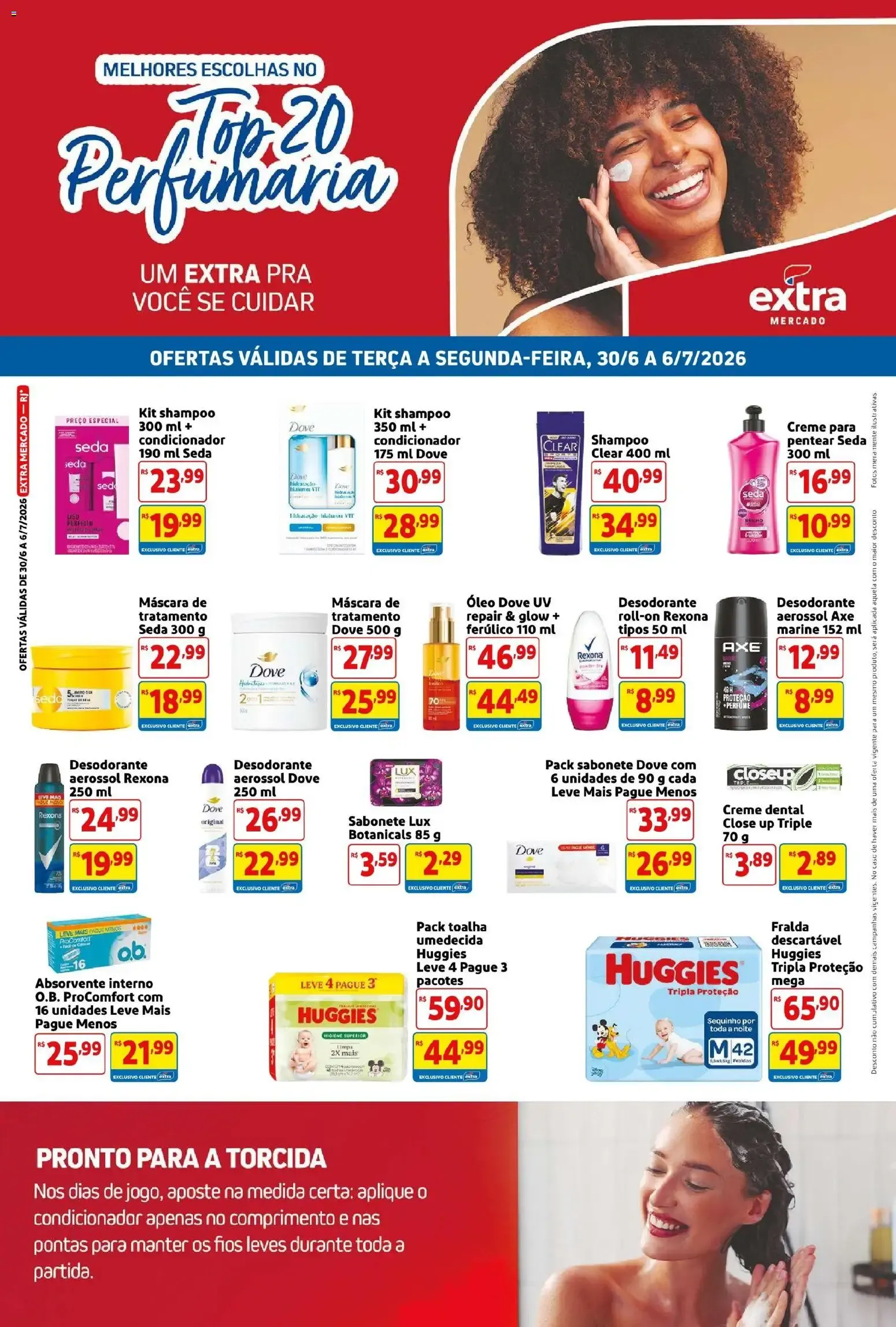 Encarte de Folheto Extra ofertas de Mercado Semanal de 30/06/2026 | Promoção 30 de junho até 6 de julho 2026 - Pagina 3
