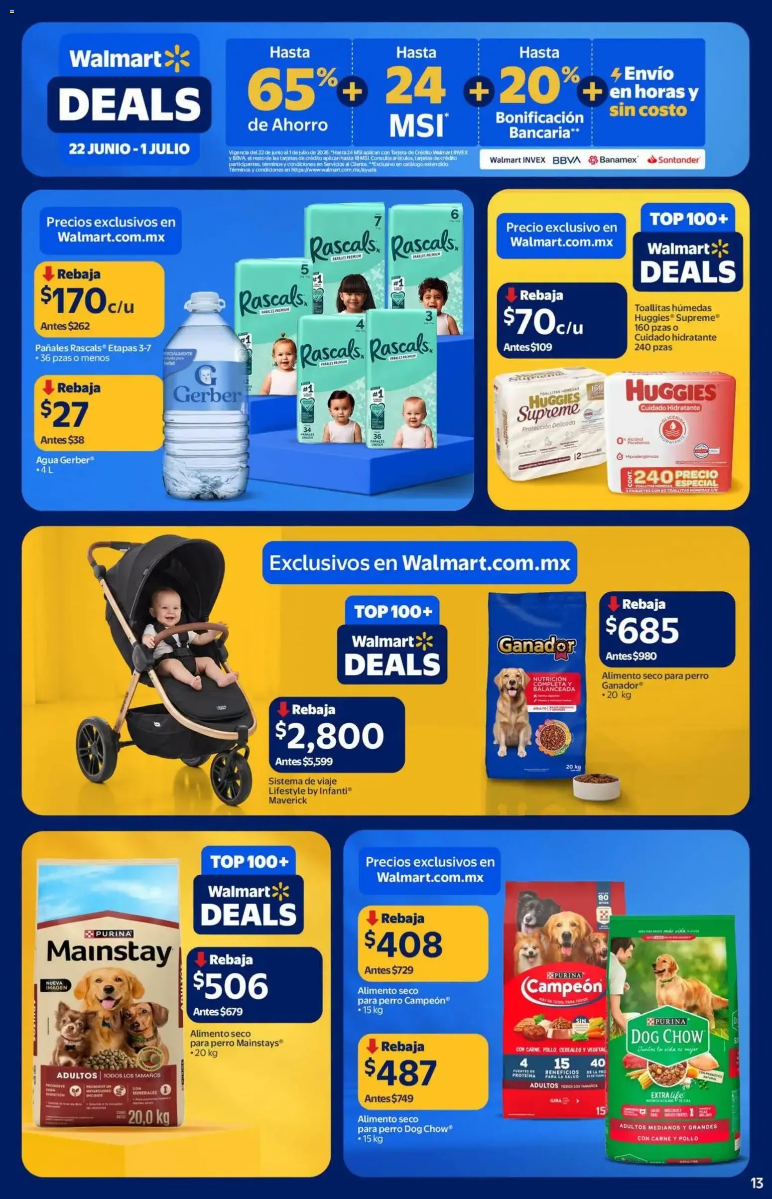 Catálogo de Walmart folleto Deals (22/06/2026 - 01/07/2026) - catálogo en línea 22 de junio al 1 de julio 2026 - Pagina 13
