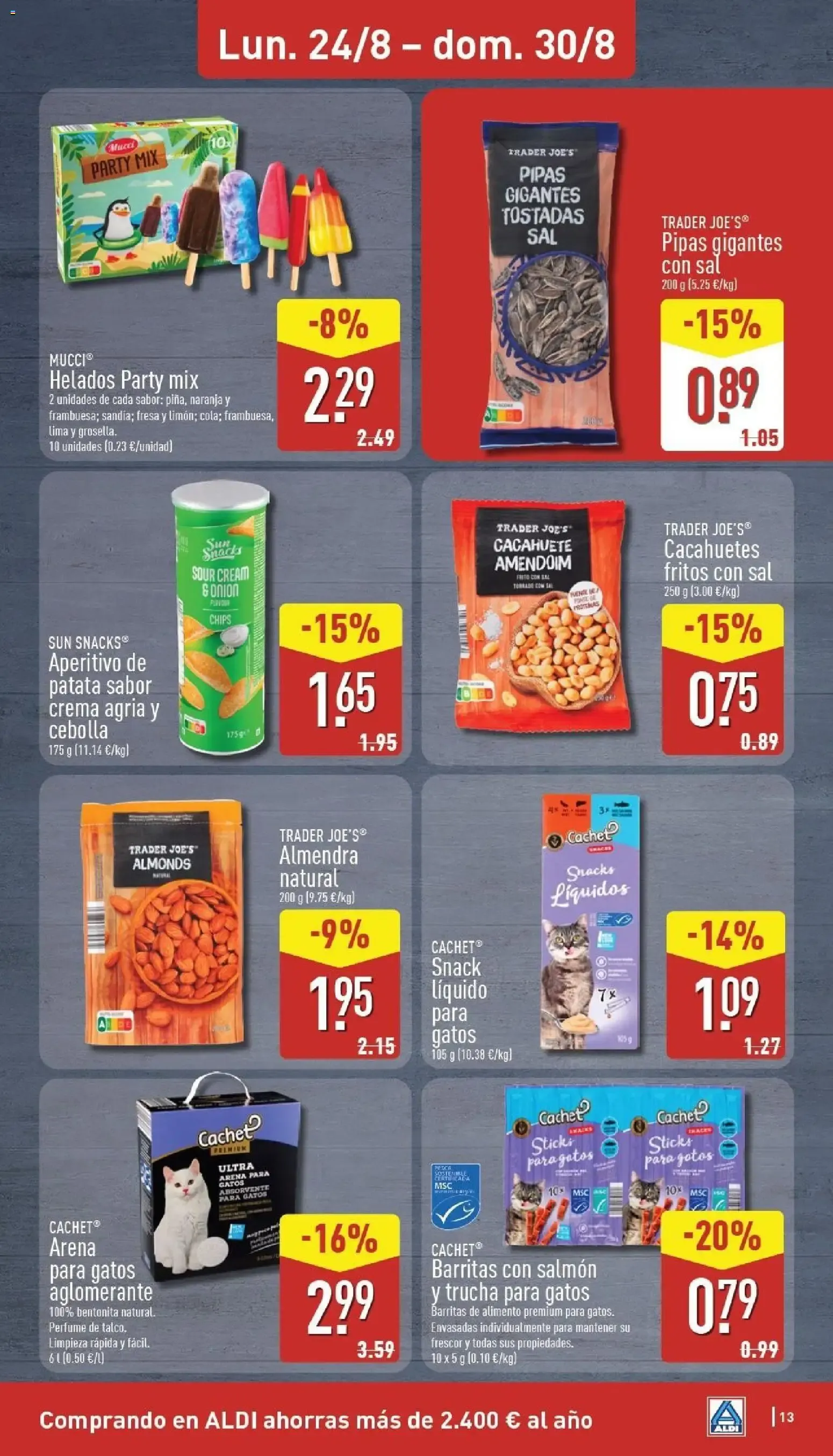 Catálogo de Aldi folleto Canarias del 24/08/2026 | Catálogo 24 de agosto al 30 de agosto 2026 - Página 13