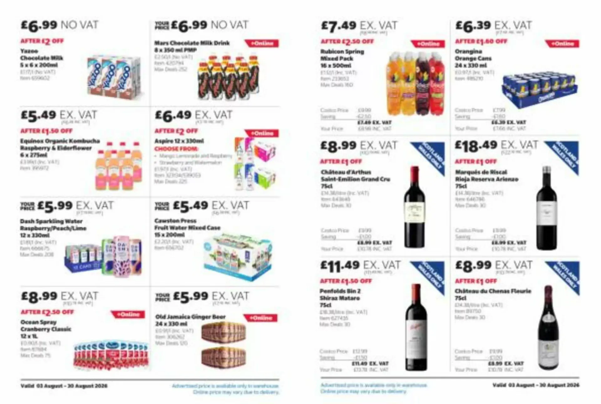 Costco leaflet from 3 August to 30 August 2026 - Catalogue Page 9