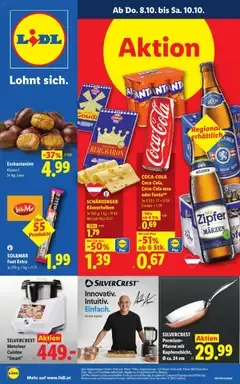 LIDL Flugblatt (08.10.2026) - Angebote ab donnerstag von 8. Oktober bis 10. Oktober 2026 - Flugblätt seite  1