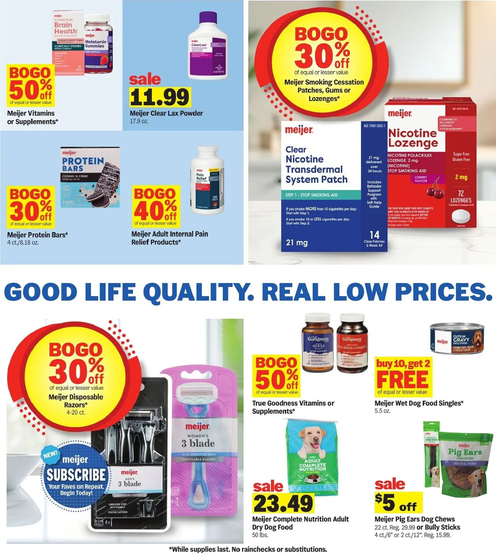 Weekly ad Meijer: Good Life Quality, Real Low Prices from August 19 to August 25 2026 - Page 17