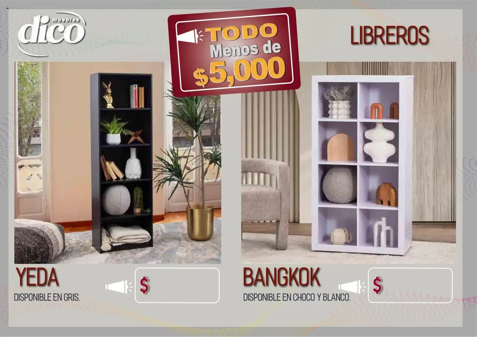Catálogo de Muebles Dico - Todo Menos de $5,000 9 de abril al 31 de diciembre 2026 - Pagina 51