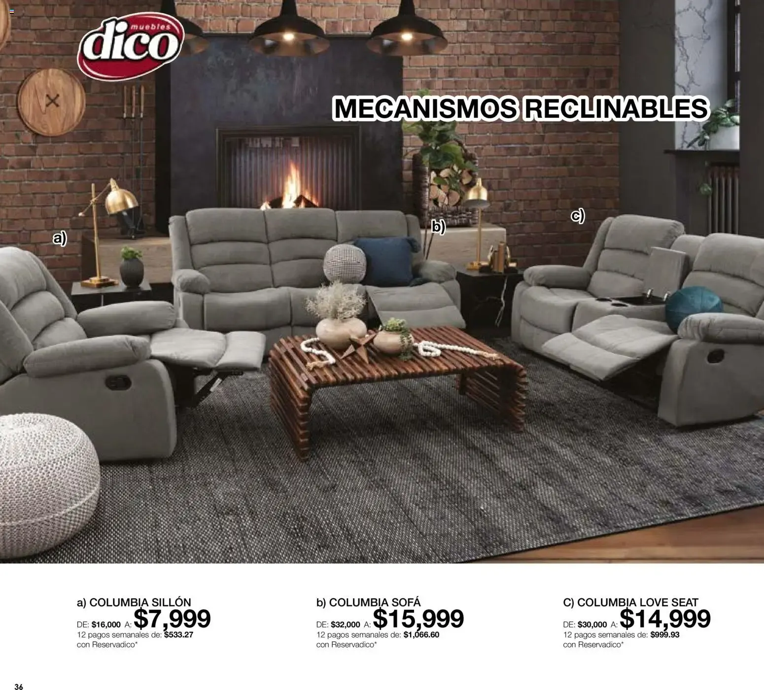 Catálogo de Dico Muebles - Medio Año Medio Precio 1 de agosto al 31 de agosto 2026 - Pagina 36