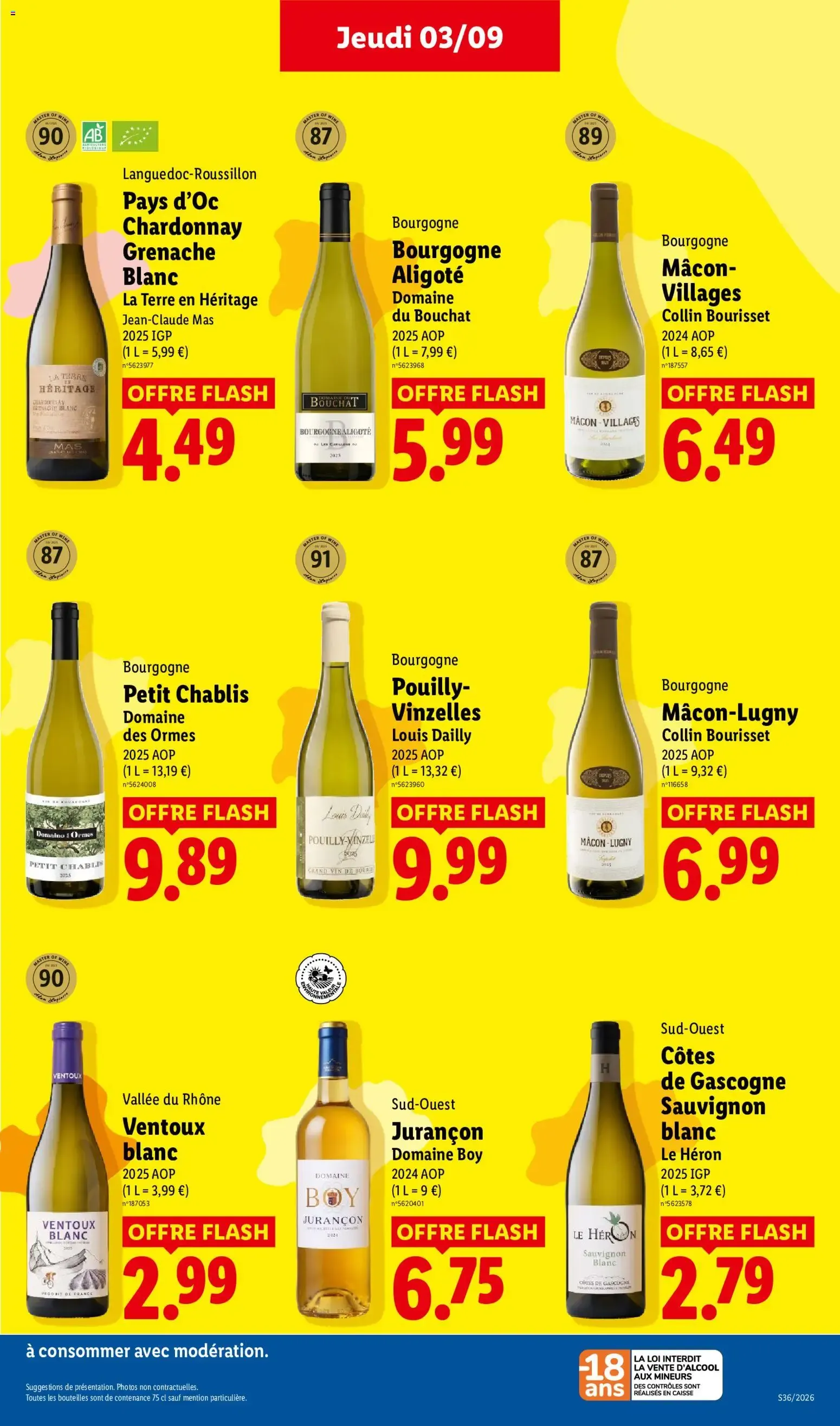 Lidl - Foire aux vins du 3 septembre au 9 septembre 2026 - Catalogue page 27