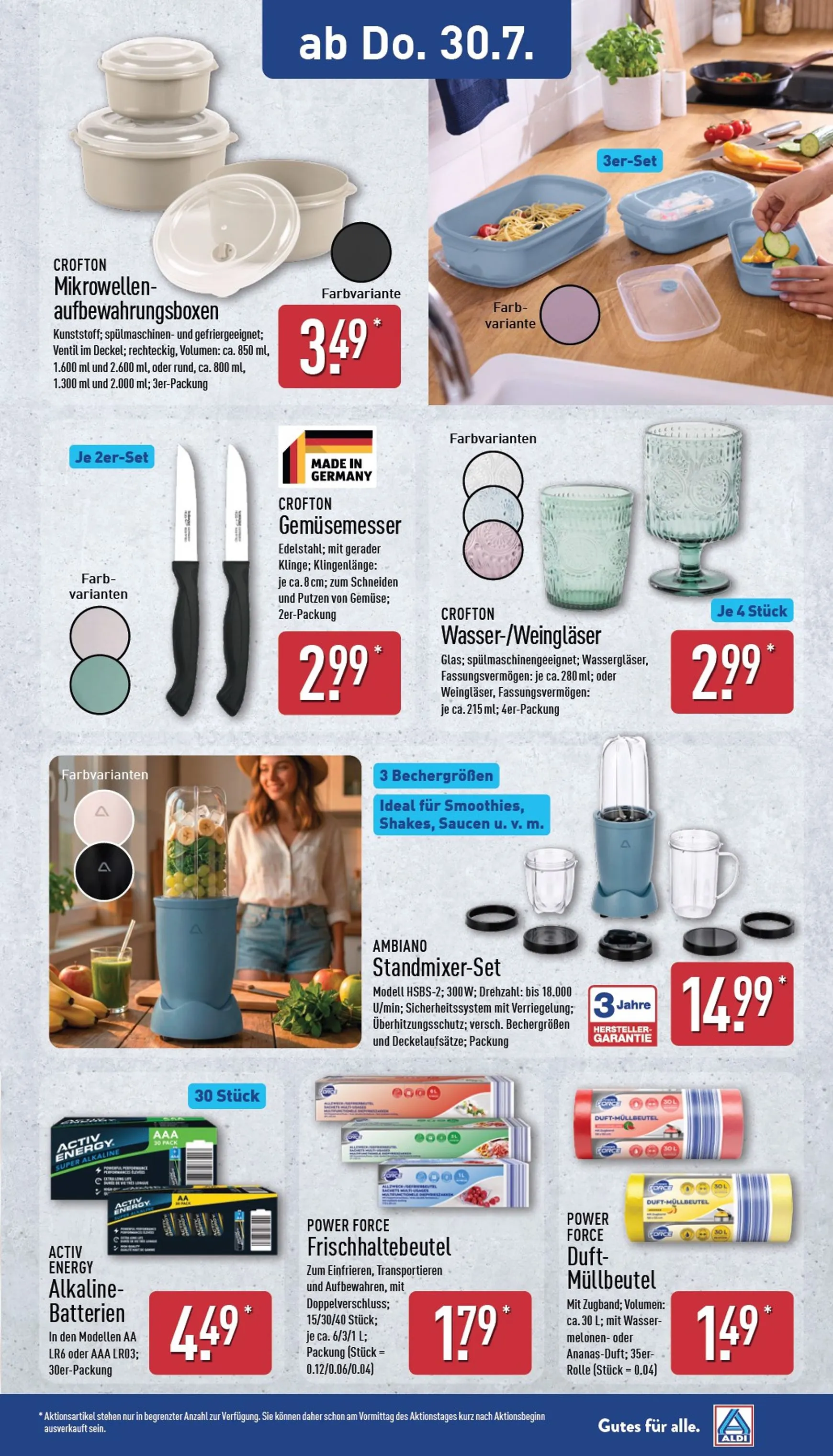 ALDI NORD - ALDI Vorschau Prospekt nächste Woche – von Montag 27.07.2026 bis Samstag 01.08.2026 von 27. Juli bis 1. August 2026 - Prospekt seite 27