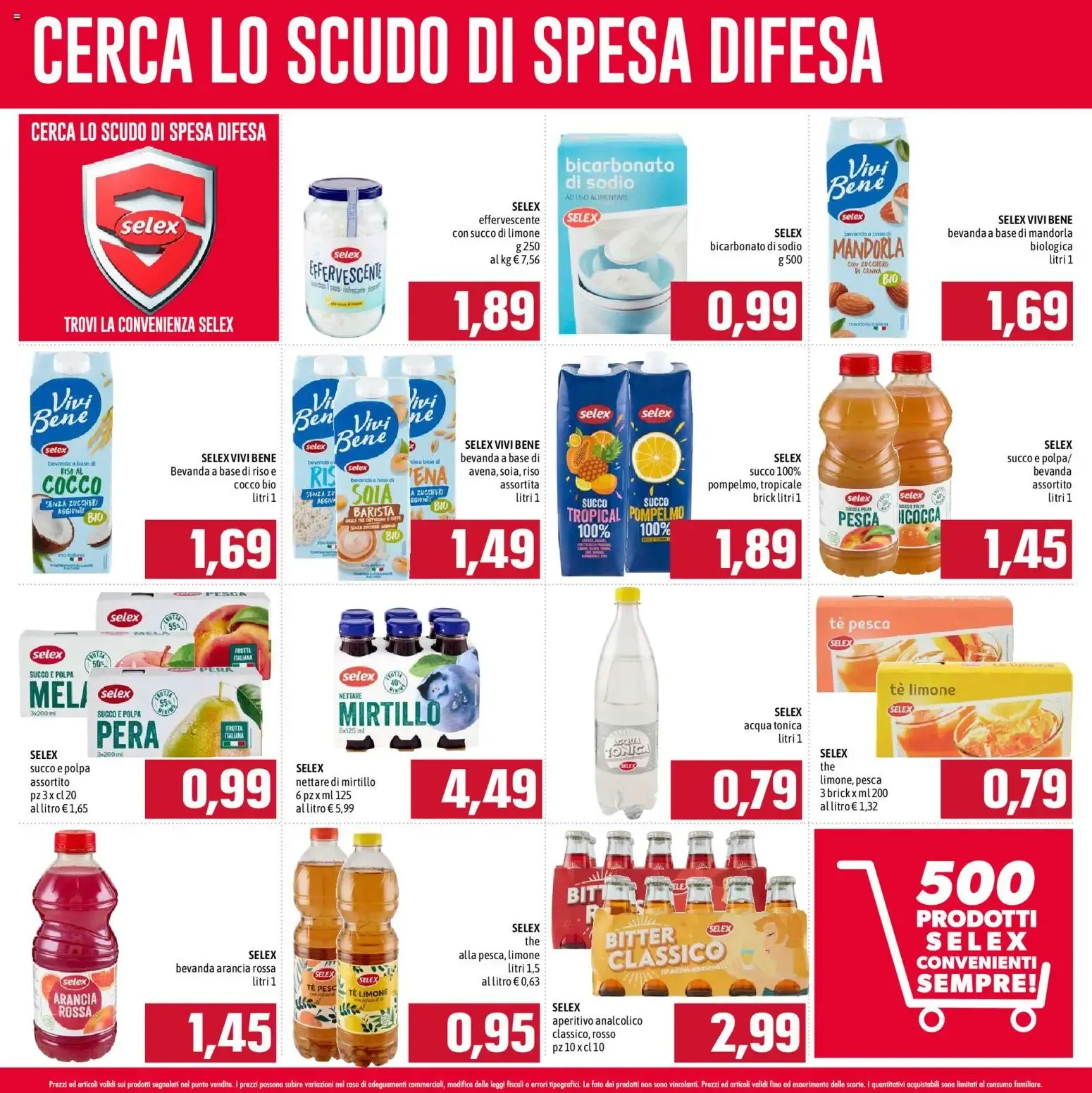 Emisfero Ipermercati: Cerca lo scudo di Spesa Difesa con prodotti Selex da 21 settembre a 31 gennaio di 2027 - Pagina del volantino 16