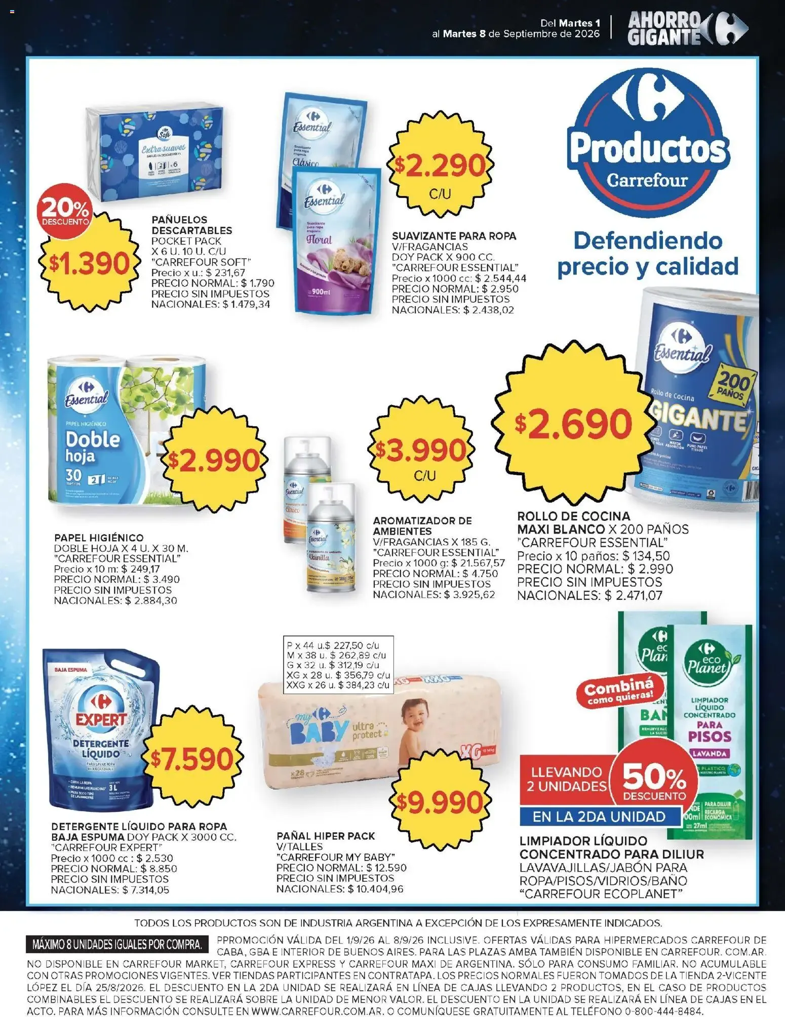 Ofertas de AHORRO GIGANTE 1 de septiembre al 8 de septiembre 2026 - Página 19 del catálogo