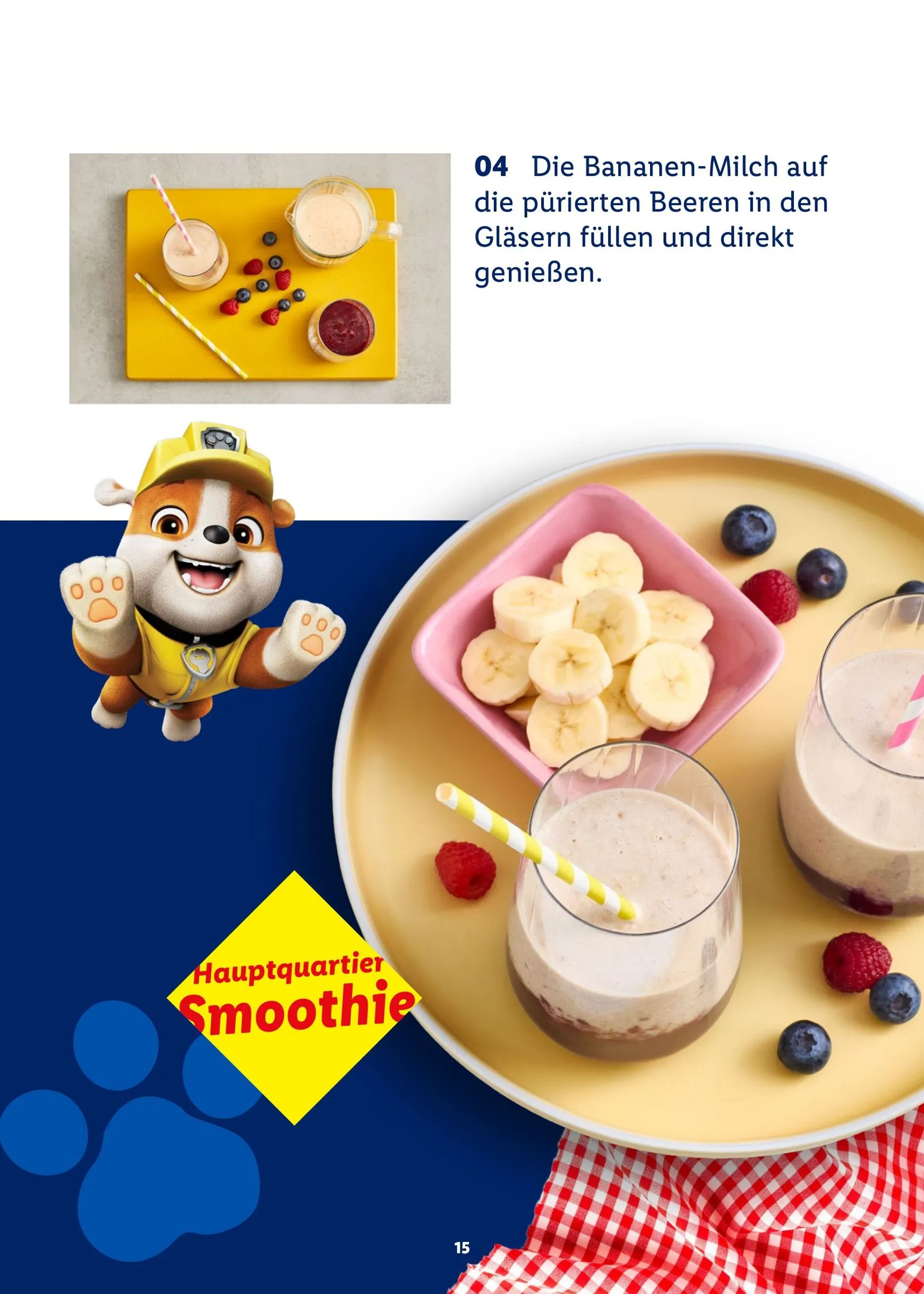 PAW Patrol Rezeptheft von 20. Juli bis 23. August 2026 - Prospekt seite 15