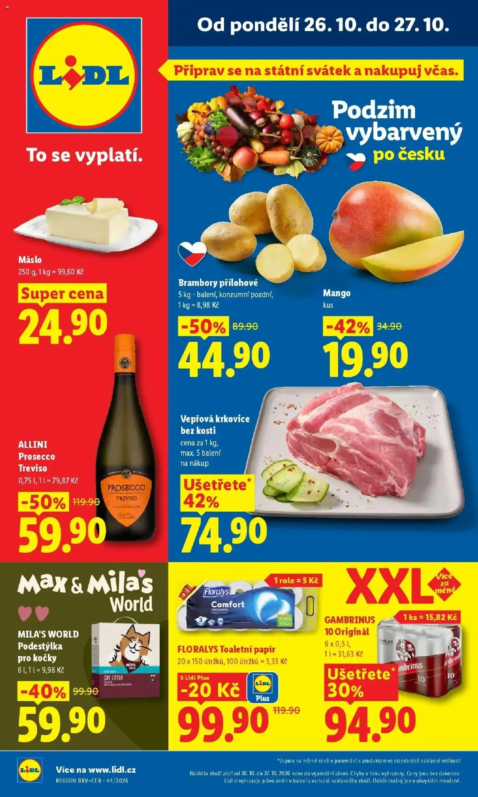Lidl: Podzim vybarvený po česku - 26. října 27. října 2026 - Page 1