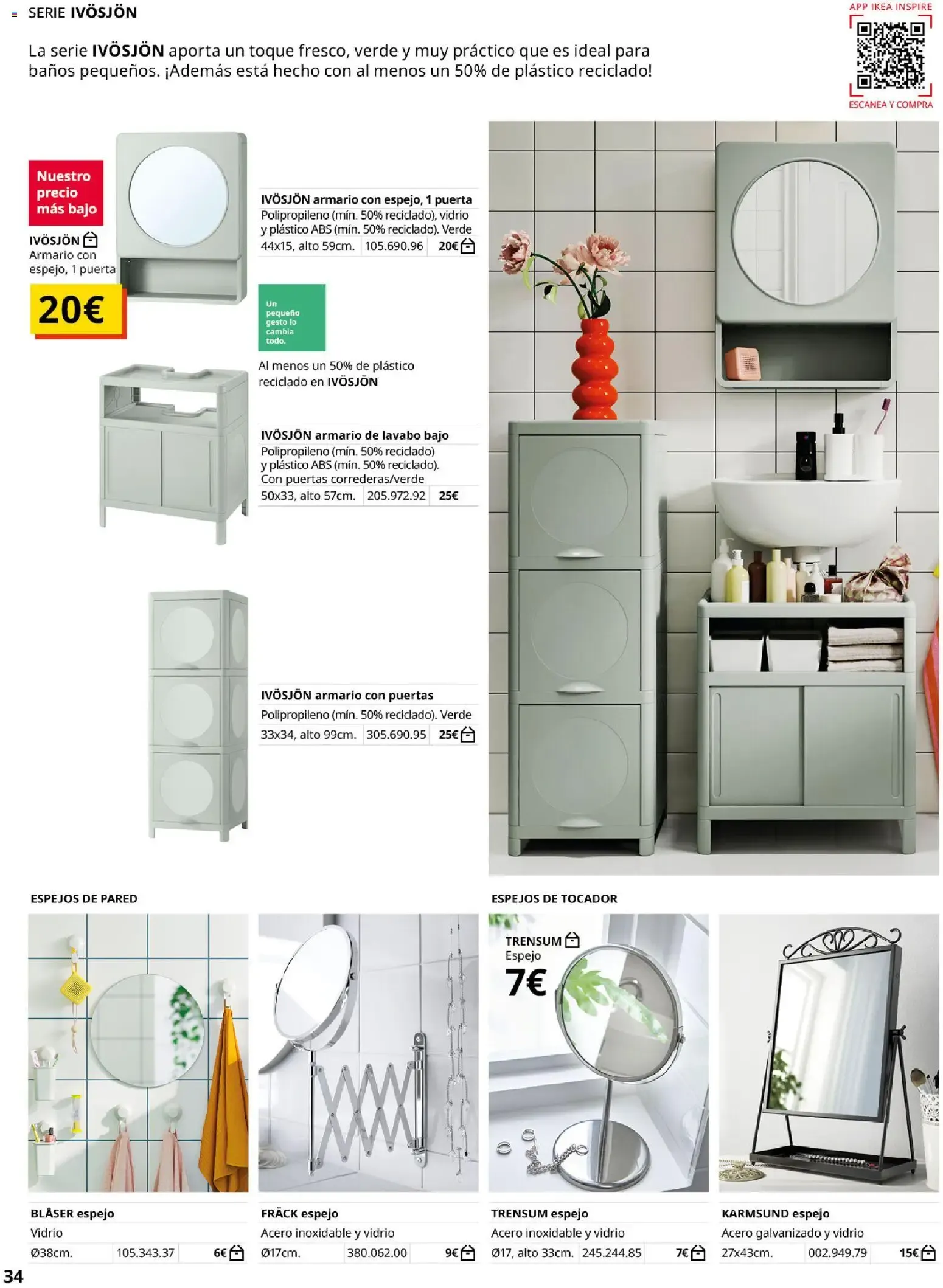Catálogo de GUÍA DE COMPRA Muebles para el baño 1 de septiembre al 31 de enero 2027 - Página 34