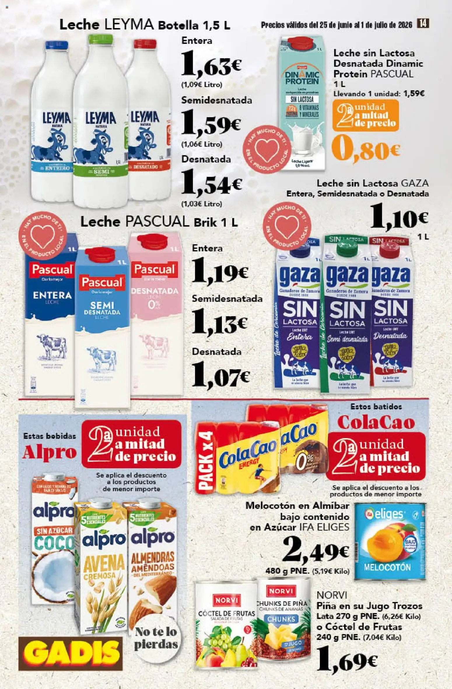 Catálogo de HAY MUCHO DE TI EN EL PRODUCTO LOCAL GADIS 25 de junio al 1 de julio 2026 - Página 14