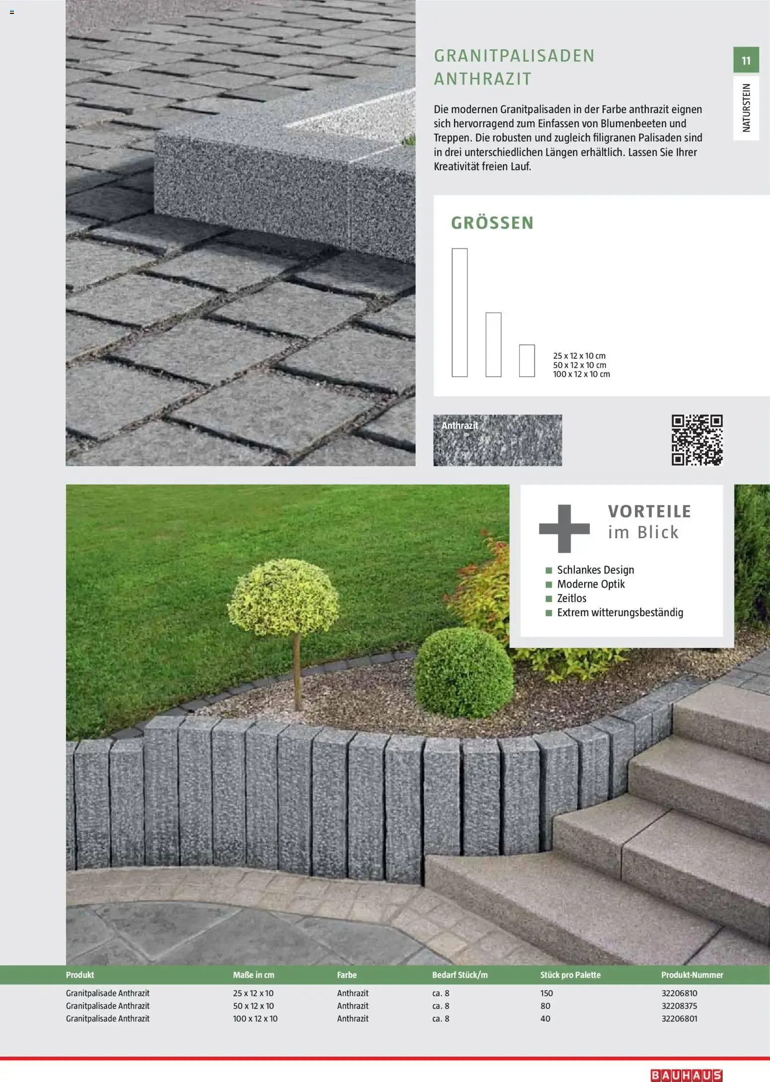 Bauhaus Gartenbaumaterialien von 01.04.2026 - Aktuelle Angebote von 1. April bis 30. Juni 2026 - Flugblätt seite  11