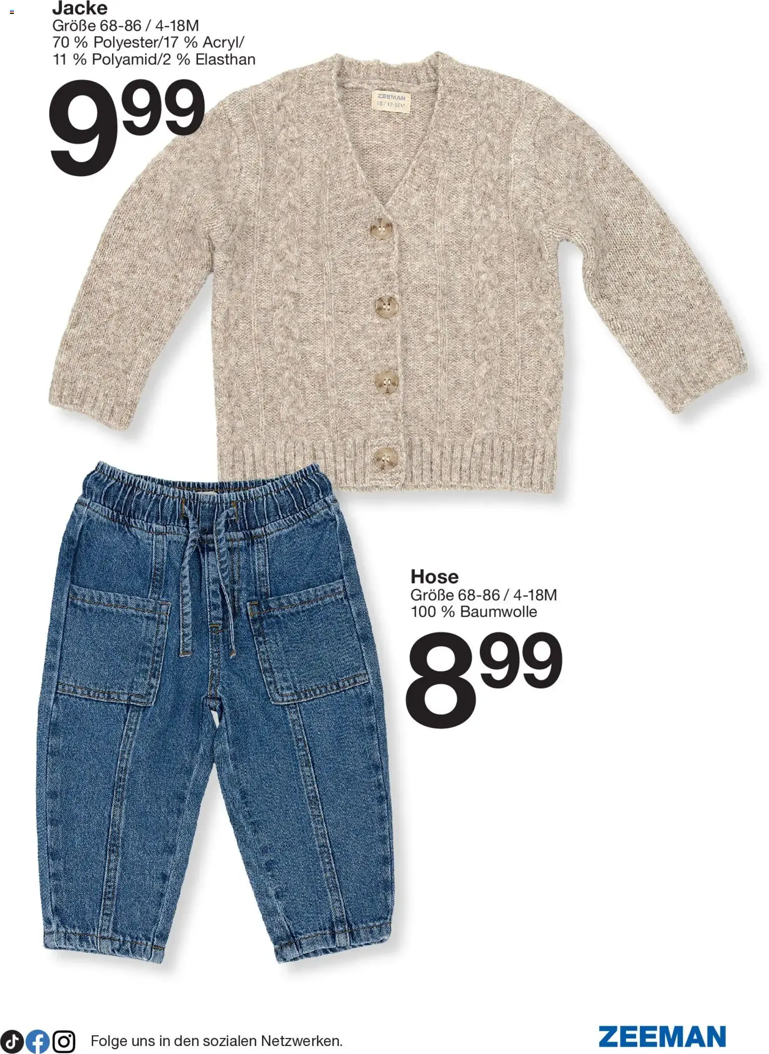 Diese Woche: neue Outfits für Baby und Kind. von 18. Juli bis 24. Juli 2026 - Prospekt seite 7