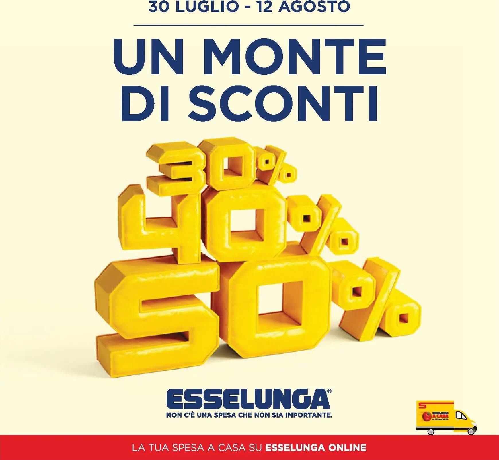 Esselunga: Un Monte di Sconti da 30 luglio a 12 agosto di 2026 - Pagina del volantino 1