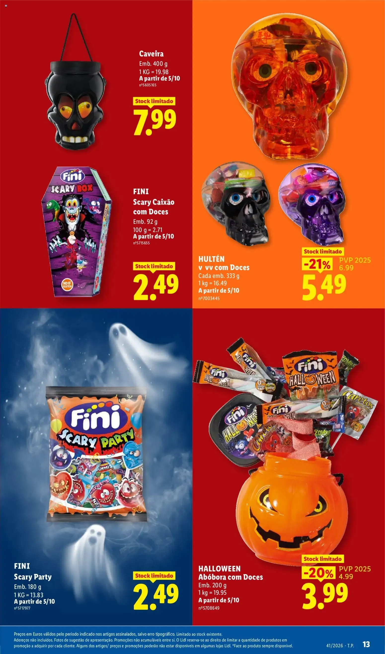 Folheto Lidl Folheto Especial Halloween » de 05/10/2026 - 01/11/2026 de 5 de outubro até 1 de novembro 2026 - Pagina 13