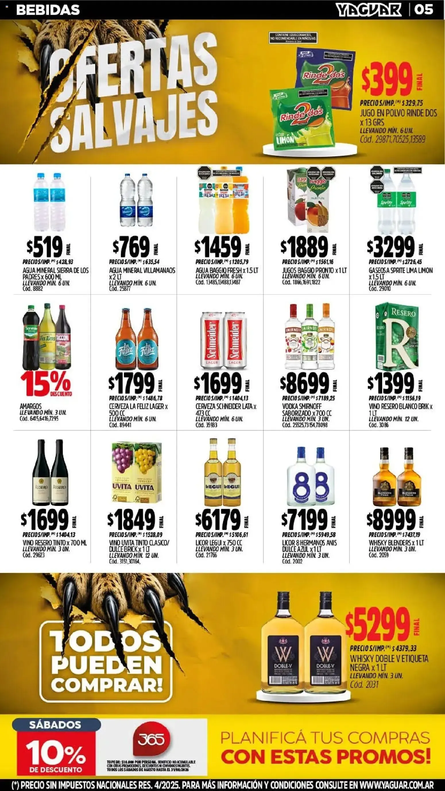 Ofertas de Yaguar: Ofertas Salvajes - Mar del Plata 3 de agosto al 8 de agosto 2026 - Página 5 del catálogo