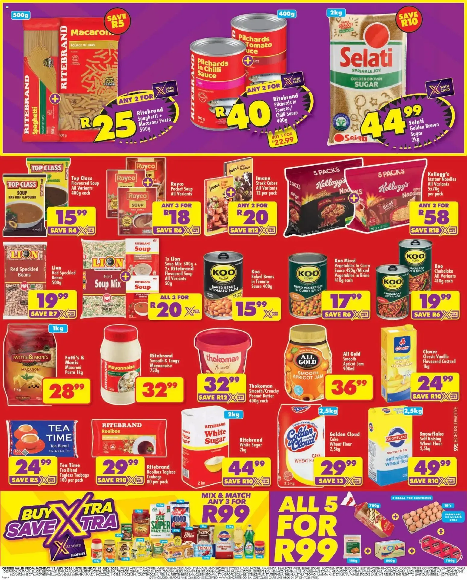 Shoprite - Eastern Cape - Low Price Lowduuuma (13/07/2026 - 19/07/2026) → Online Catalogue from 13 July to 19 July 2026 - Catalogue Page 4