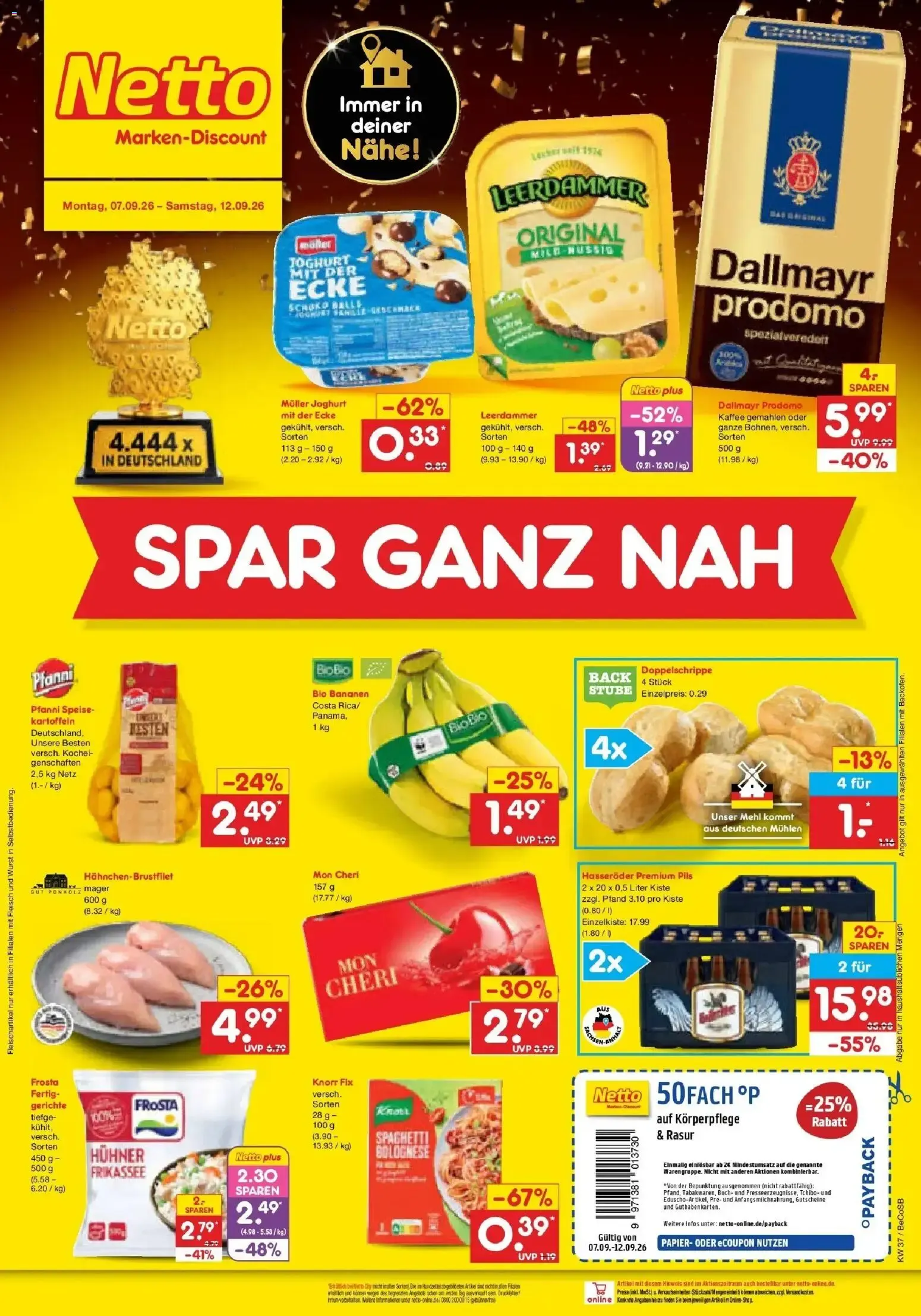 Netto Marken-Discount Prospekt Leipzig (ab 07.09.2026) » Angebote von 7. September bis 12. September 2026 - Prospekt seite 1