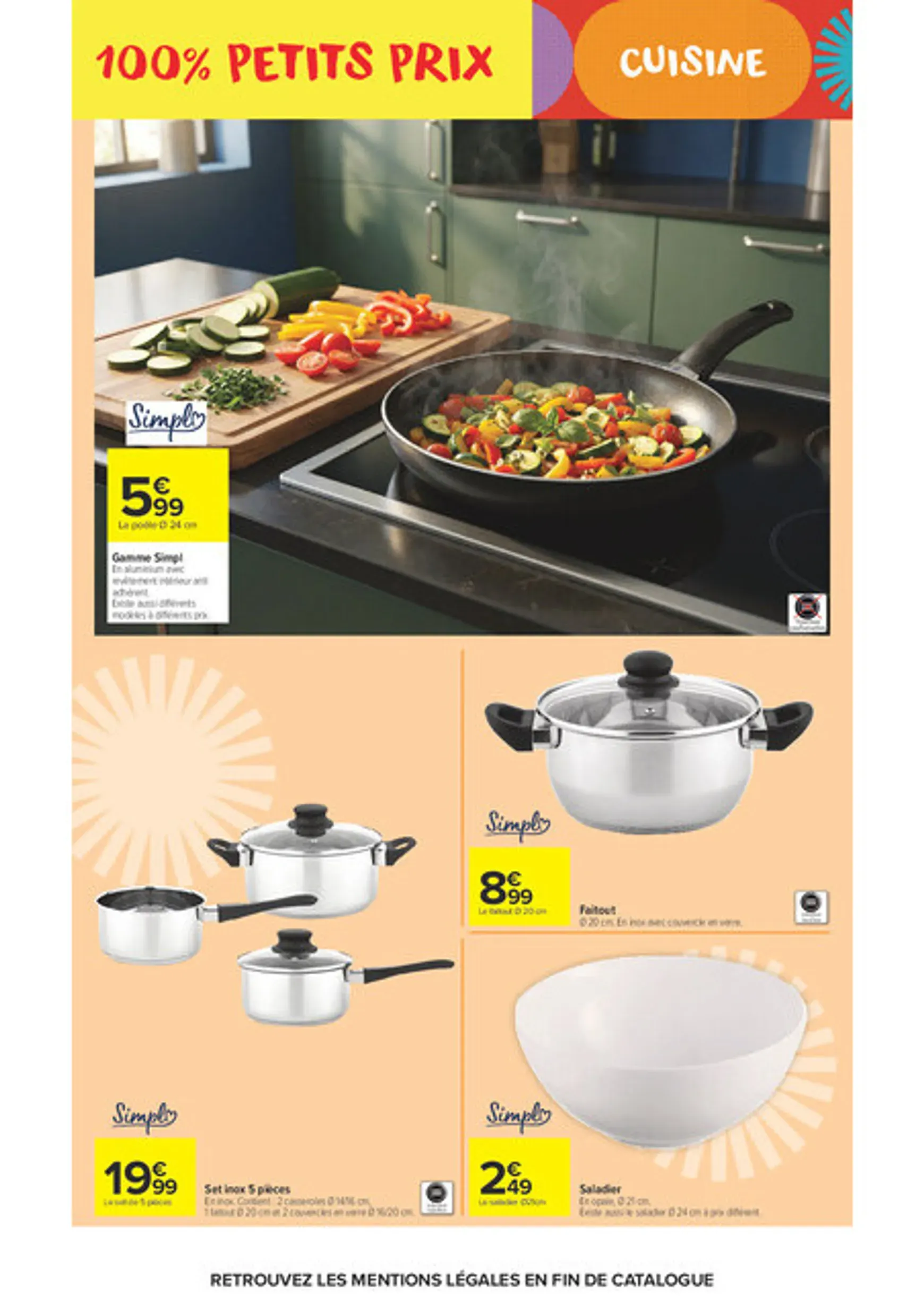 Current Carrefour Market - 100% Petits Prix leaflet valid from du mardi 25/08/2026 to du dimanche 06/09/2026 du 25 août au 6 septembre 2026 - Catalogue page 2