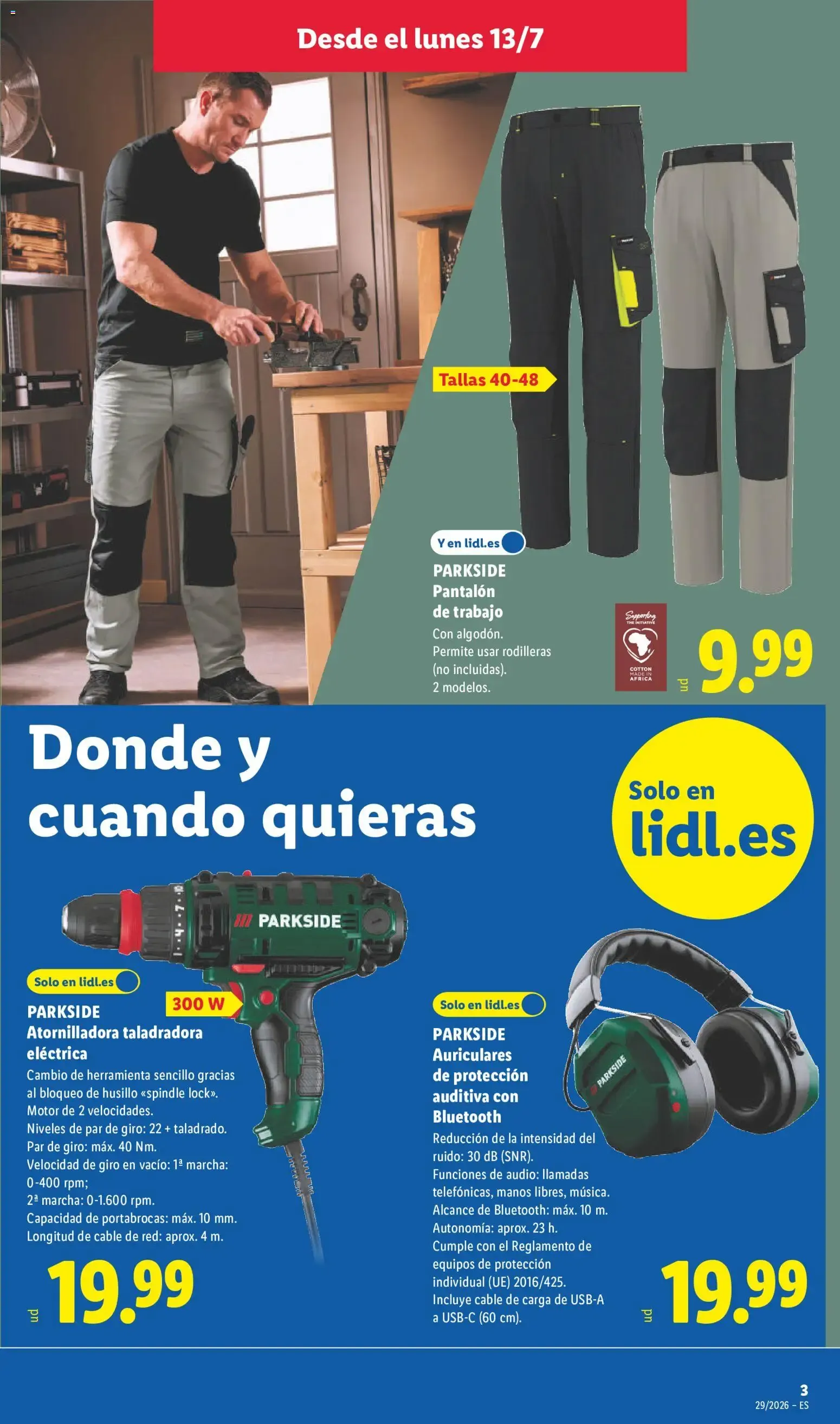 Catálogo de Lidl folleto de bazar del 13/07/2026 | Ofertas 13 de julio al 19 de julio 2026 - Página 9