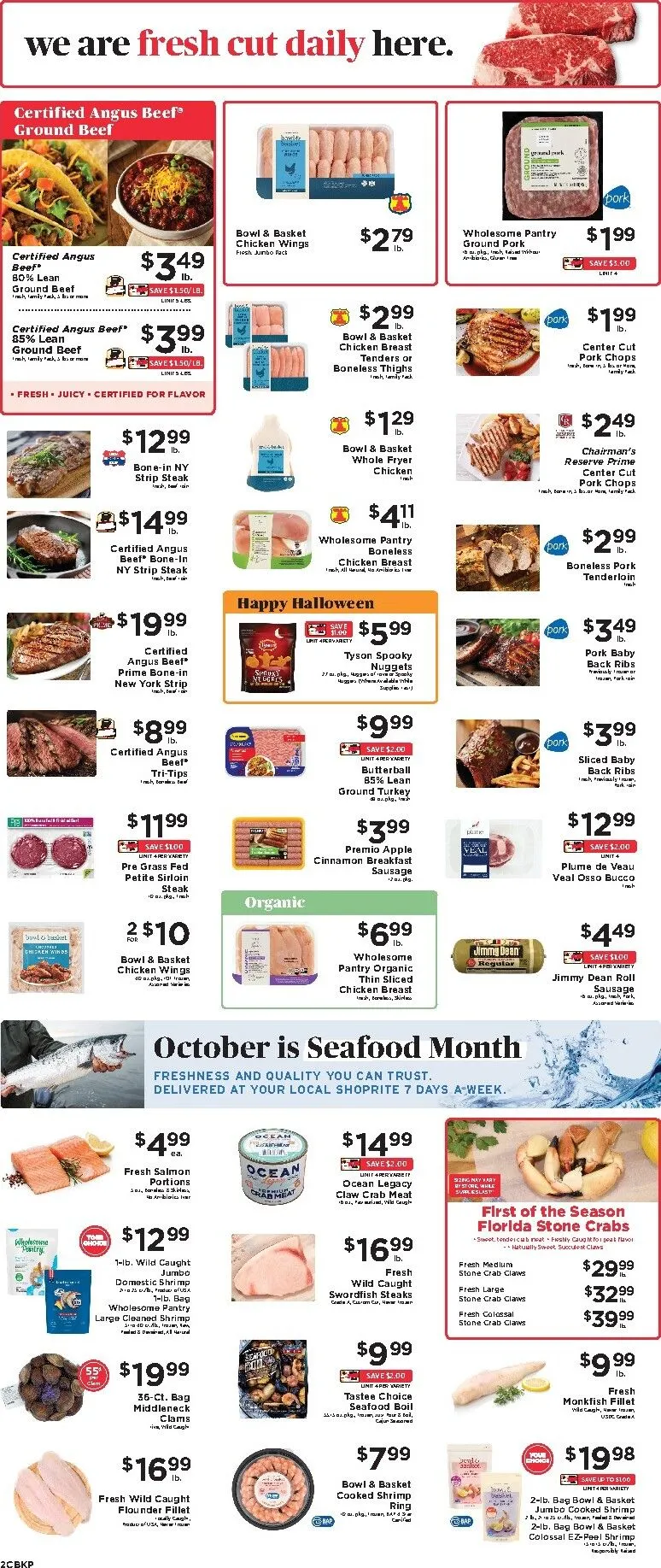 Weekly promotion Current ShopRite leaflet valid from Friday 10/16/2026 to Thursday 10/22/2026 spanning from October 16 to October 22 2026 - Page 3 for Catalogue 365