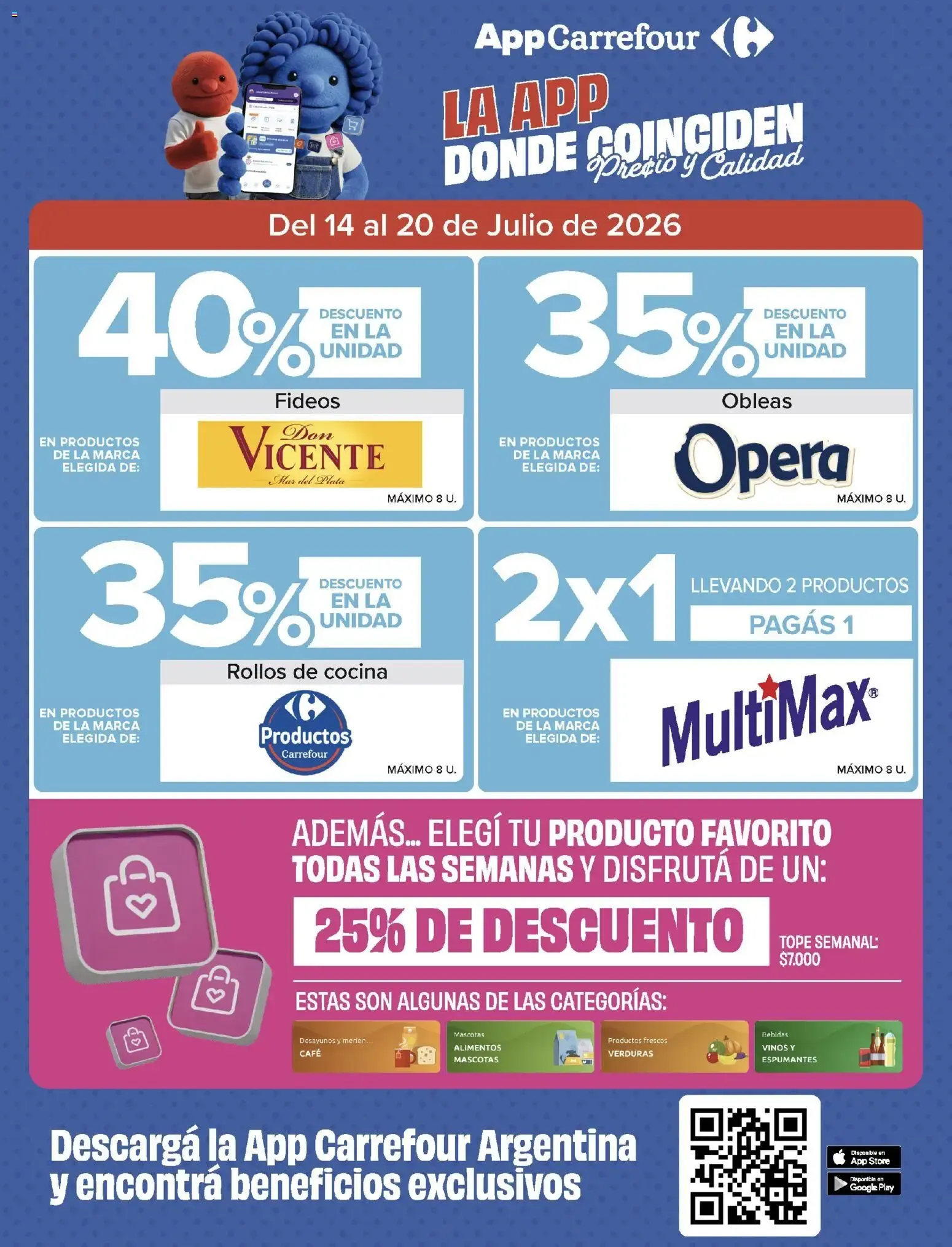 Ofertas de Carrefour ofertas || del 14/07/2026 - 20/07/2026 || Promociones 14 de julio al 20 de julio 2026 - Página 4 del catálogo