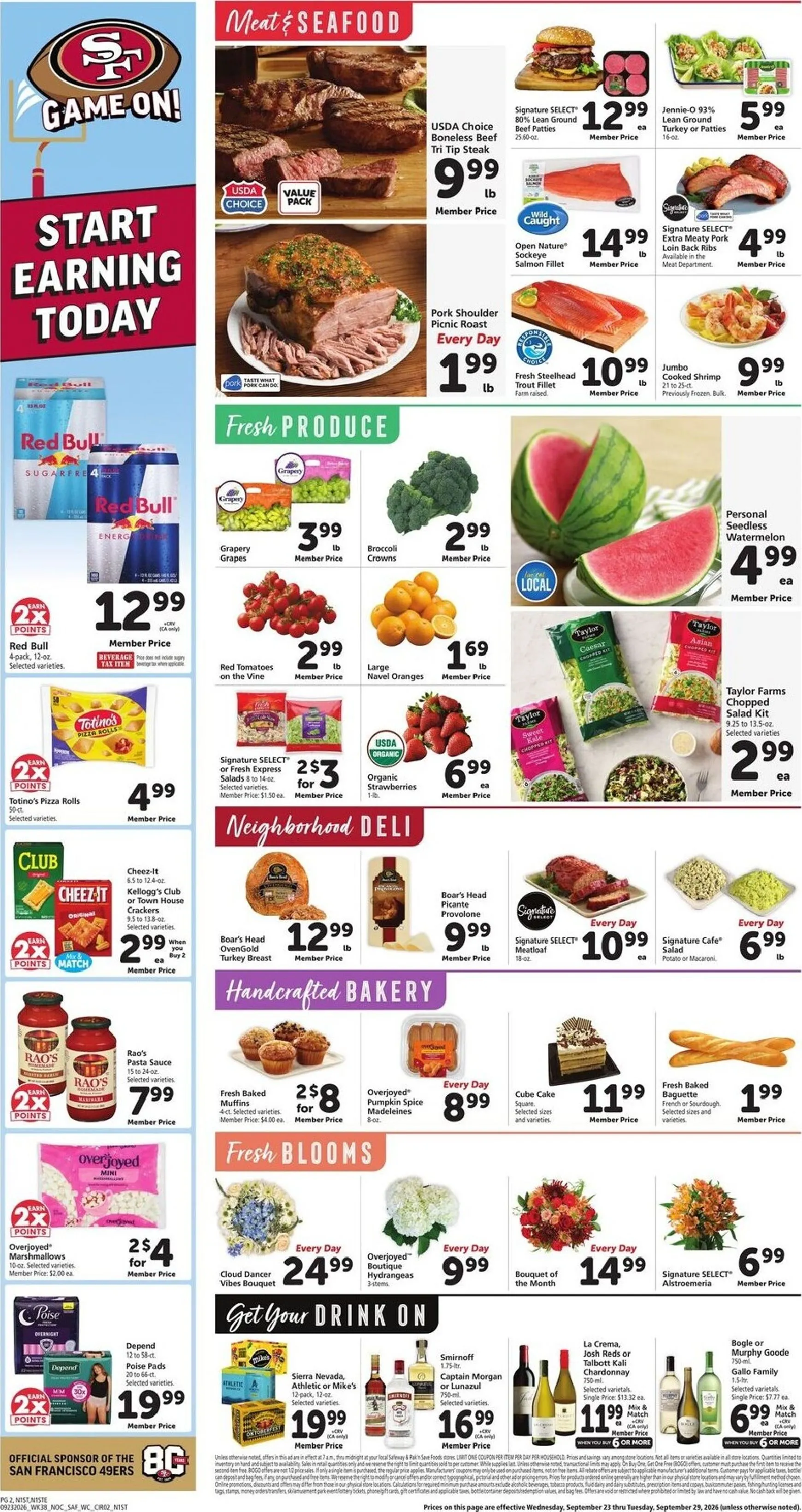 Weekly ad Current Safeway leaflet valid from Wednesday 09/23/2026 to Tuesday 09/29/2026 from September 23 to September 29 2026 - Page 2