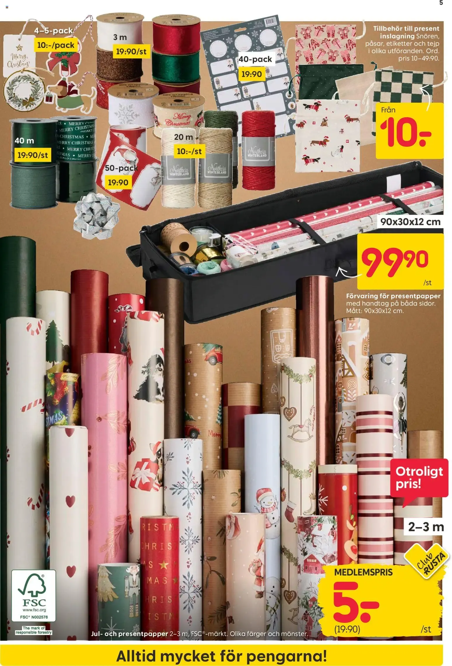 Rusta erbjudanden från 26/10/2026 - 01/11/2026 > Reklamblad nuvarande rabatter från 26 oktober till 1 november 2026 - Reklamblad sidor 5