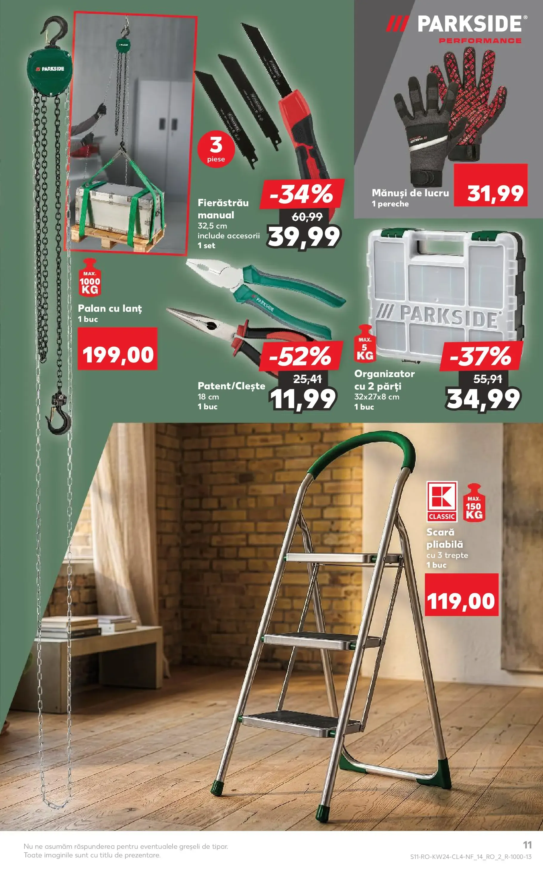 Catalog Kaufland Catálogo: Ofertas de herramientas Parkside de la 10 iunie până la 16 iunie 2026 - Revista Pagina 11