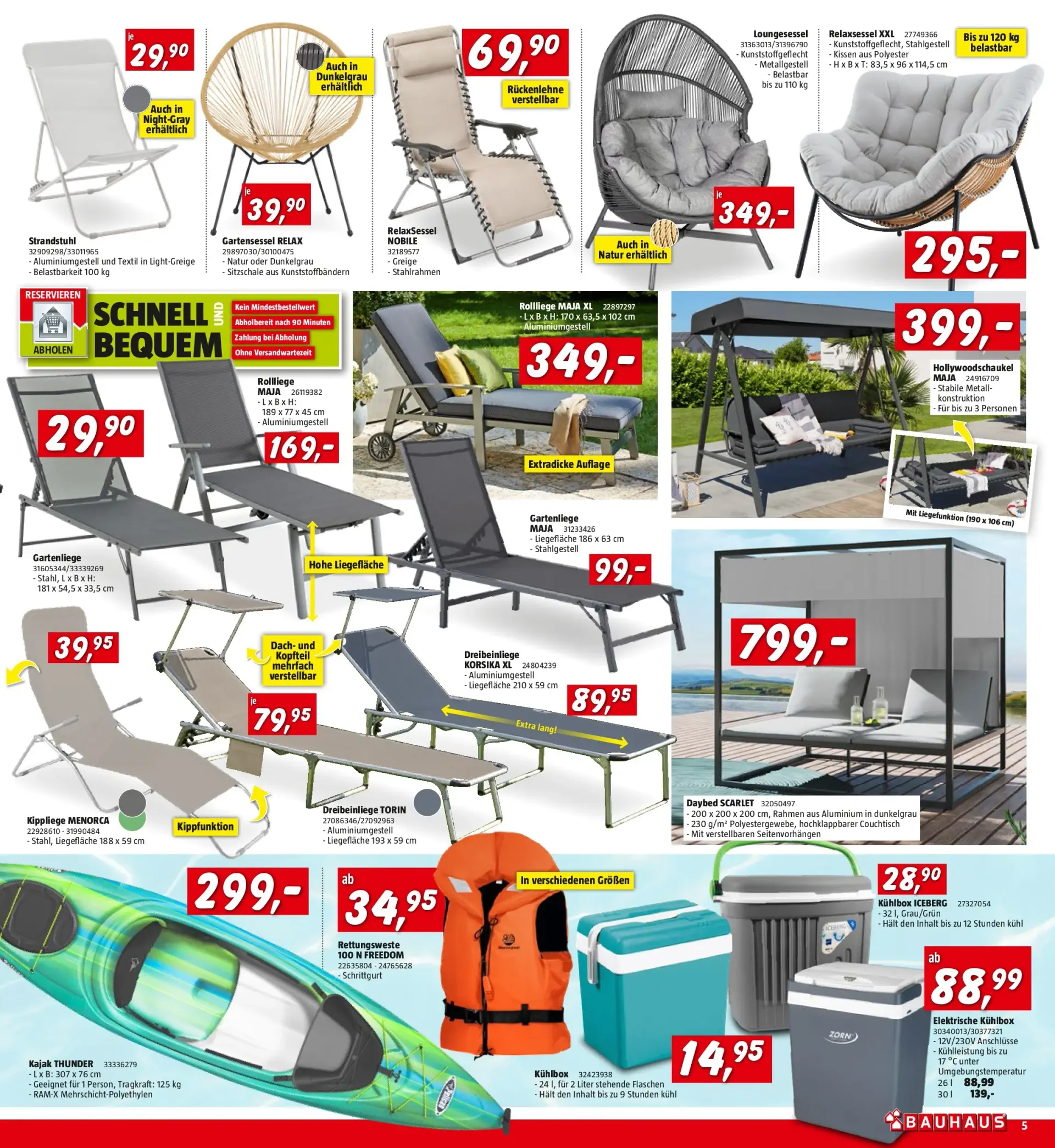 Bauhaus - Ofertas de Mayo/Junio von 26. Mai bis 14. Juni 2026 - Flugblätt seite 5