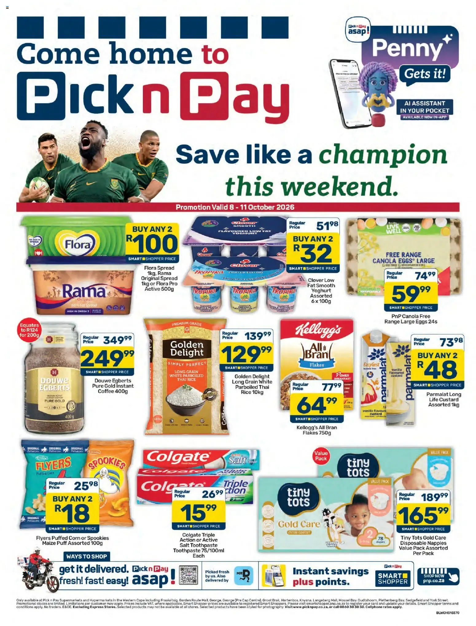 Pick n Pay Weekend Specials Western Cape (08/10/2026 - 11/10/2026) Online from 8 October to 11 October 2026 - Catalogue Page 1