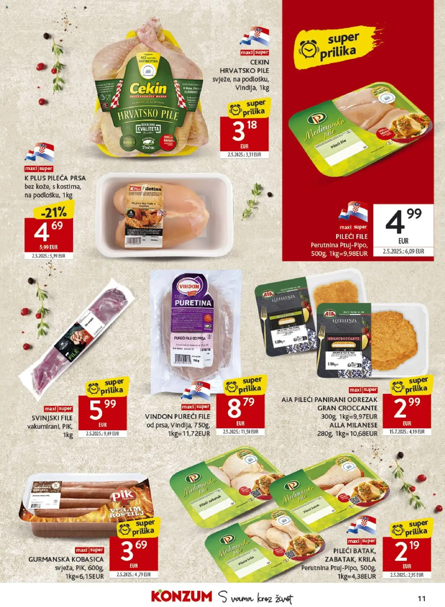 Katalog Konzum Katalog od 29. srpnja do 3. kolovoza 2026. - Pregled Stranica 11