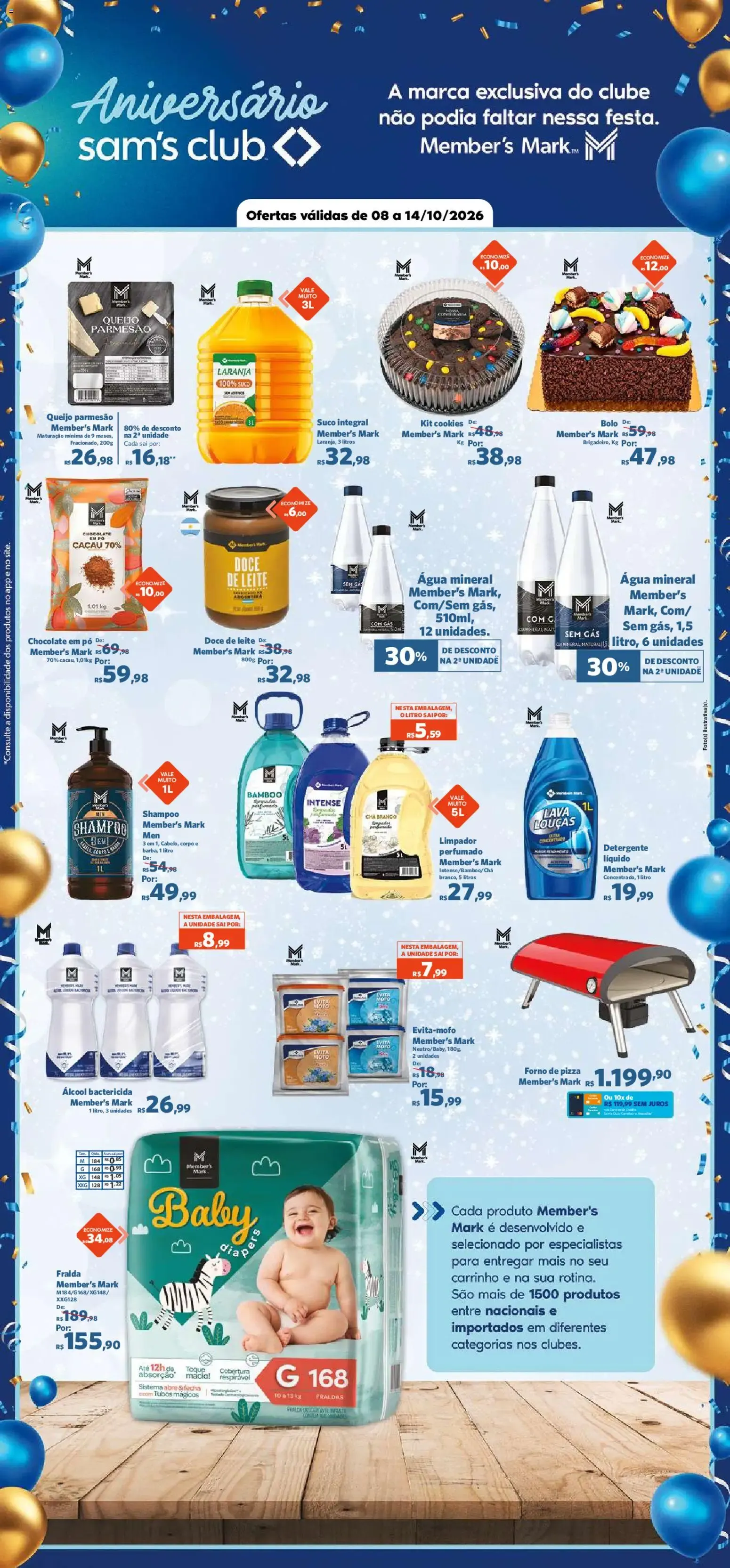 Encarte de Aniversário Sam's Club 8 de outubro até 14 de outubro 2026 - Pagina 2